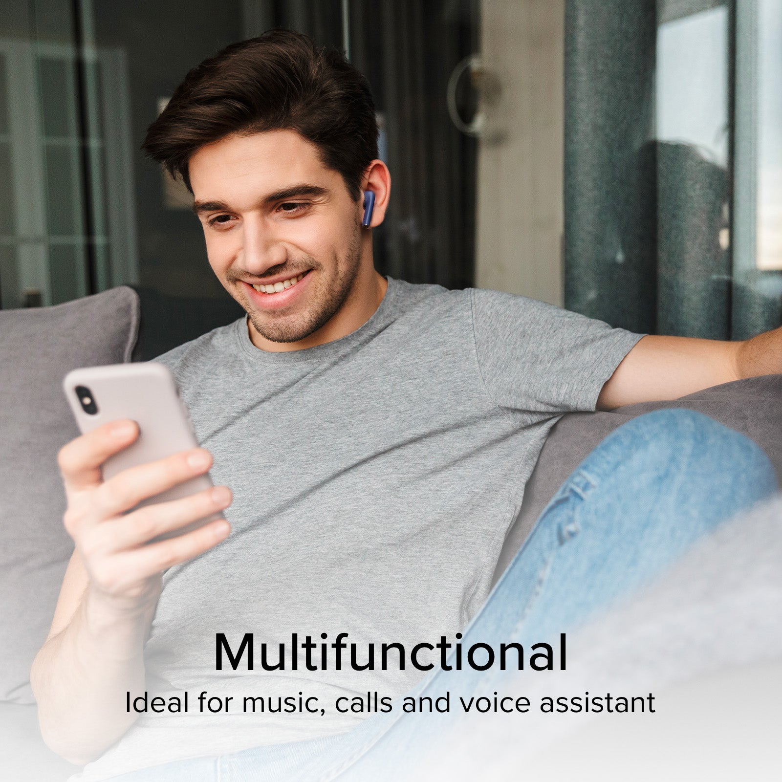 TWS One Color - écouteurs sans fil avec technologie True Wireless Stereo