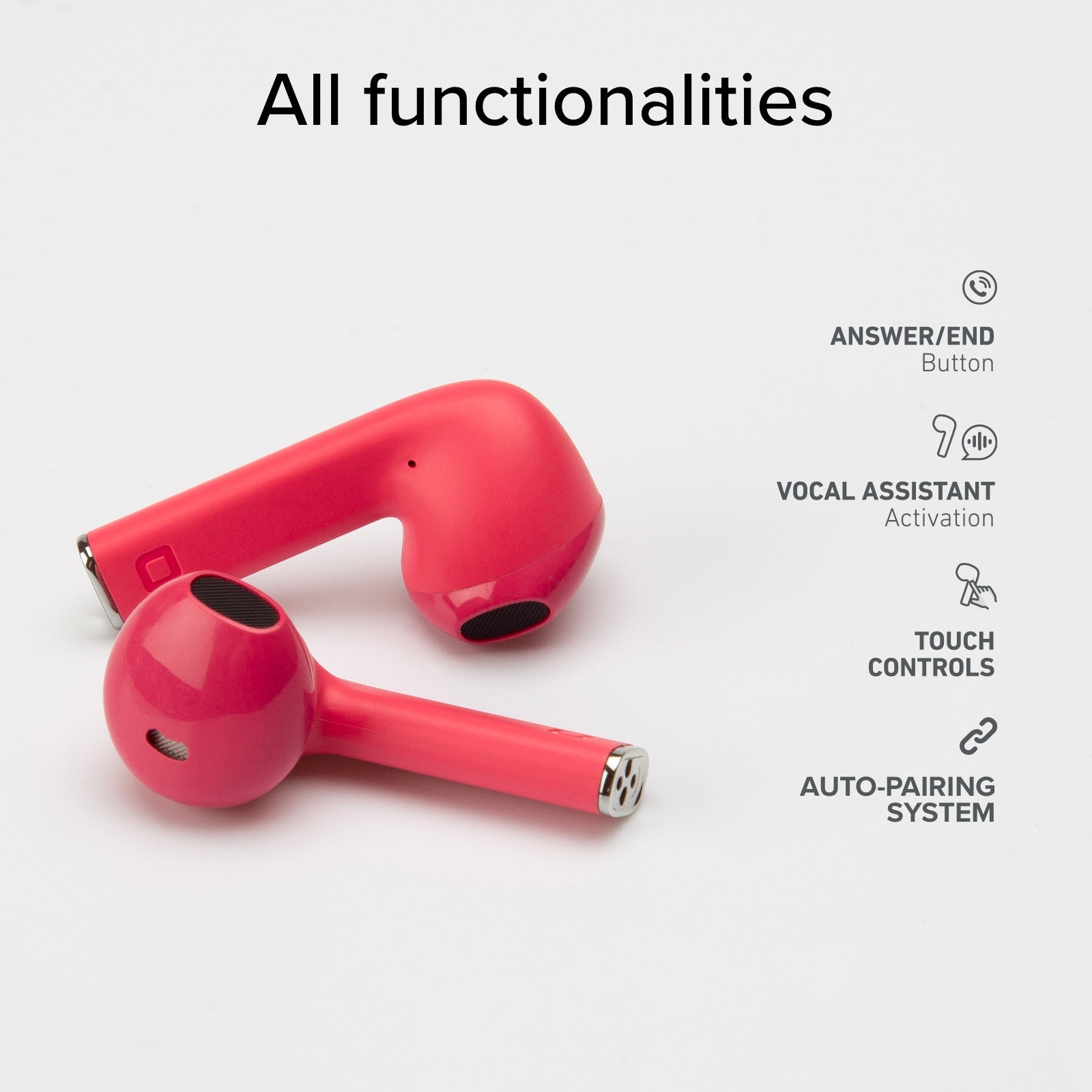 TWS One Color – kabellose Ohrhörer mit True-Wireless-Stereo-Technologie