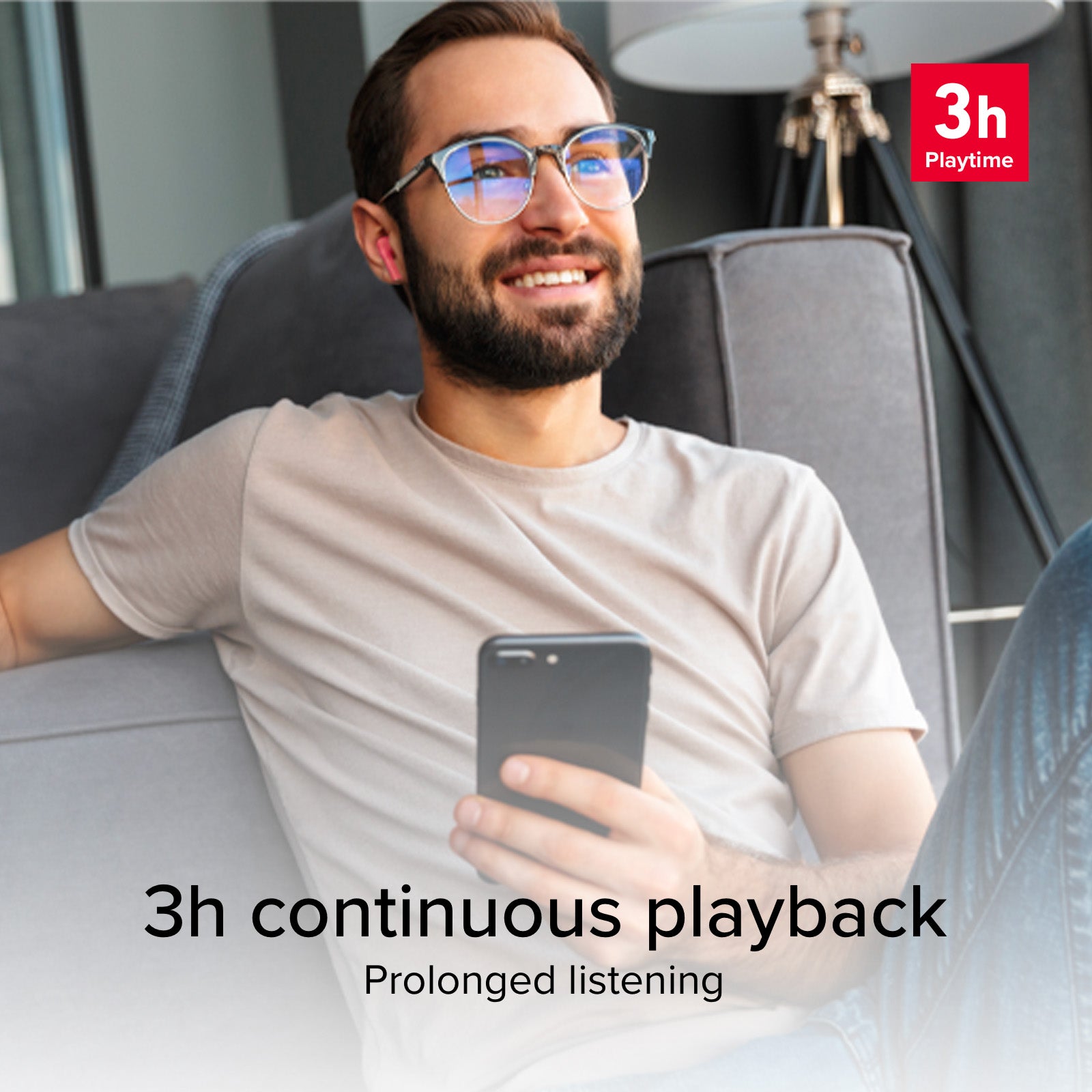 TWS One Color - écouteurs sans fil avec technologie True Wireless Stereo