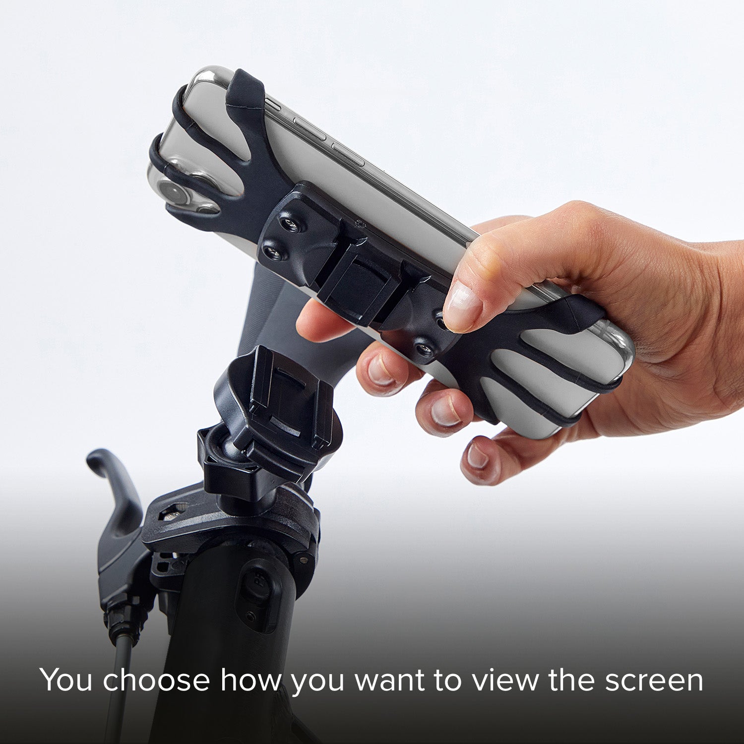 Support de téléphone portable pour vélo et trottinette 360°