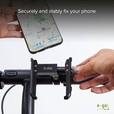 Support anti-vibrations de téléphone portable pour vélos et motos