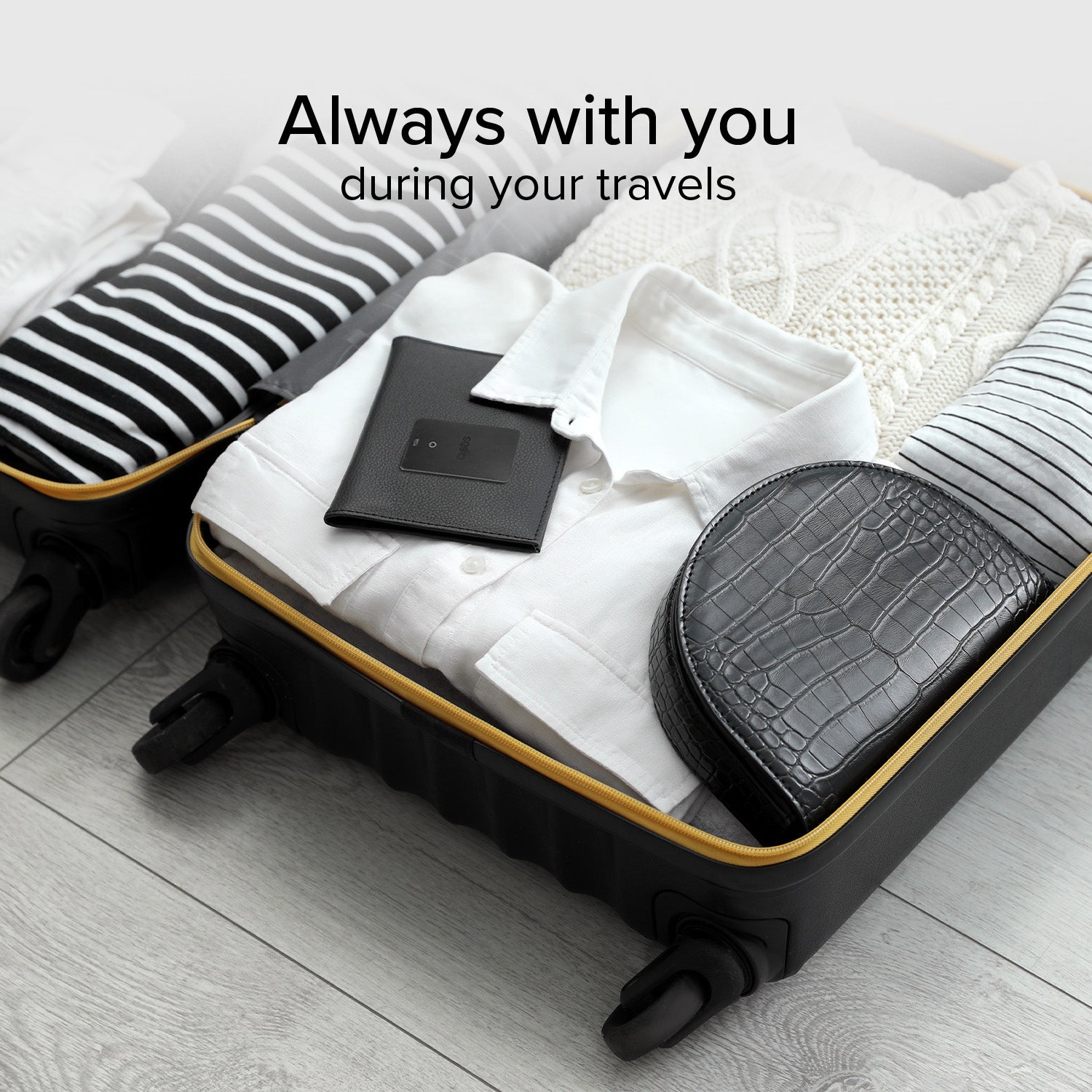 Ultra slim object locator compatible with Apple Find My