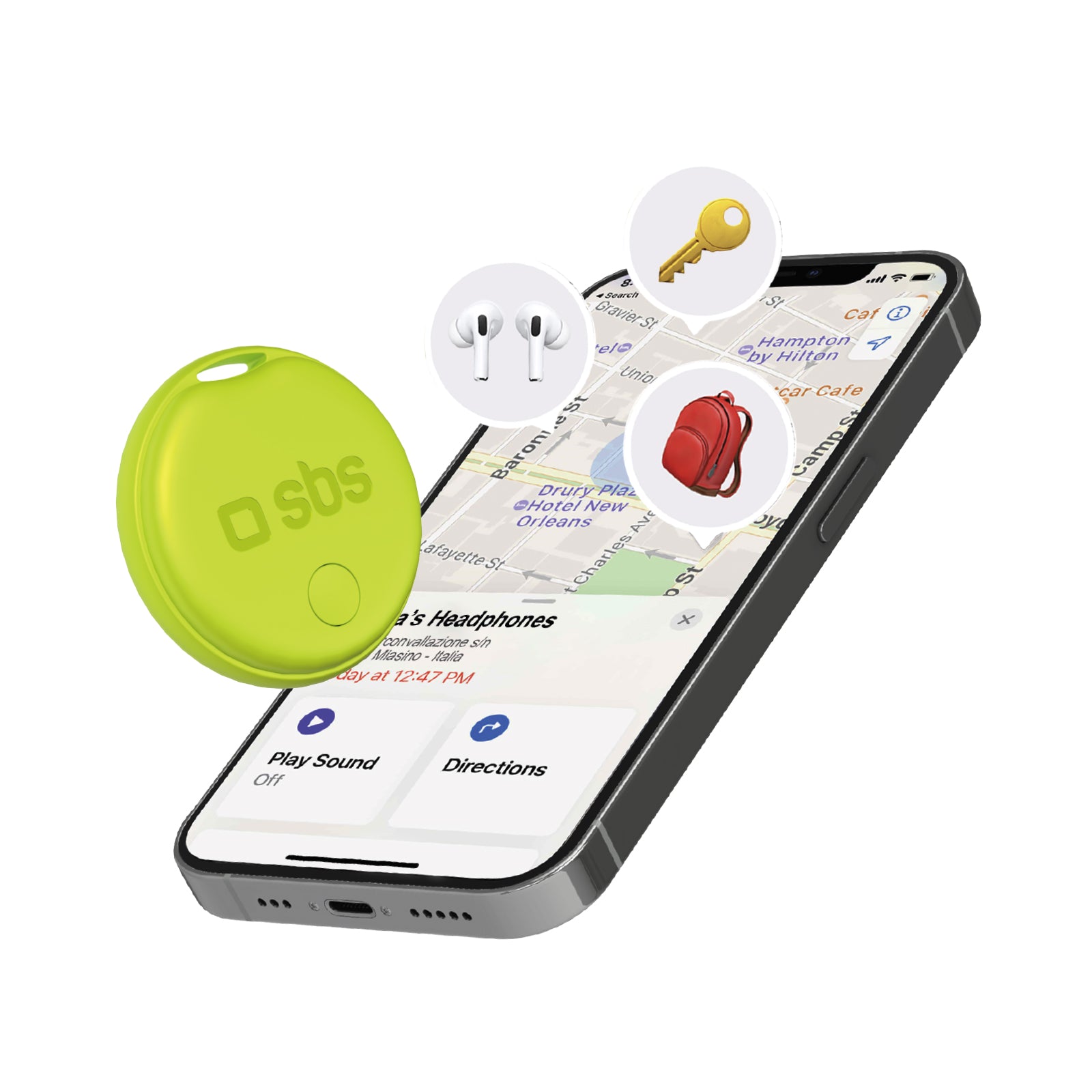Object locator compatible with Apple Find My