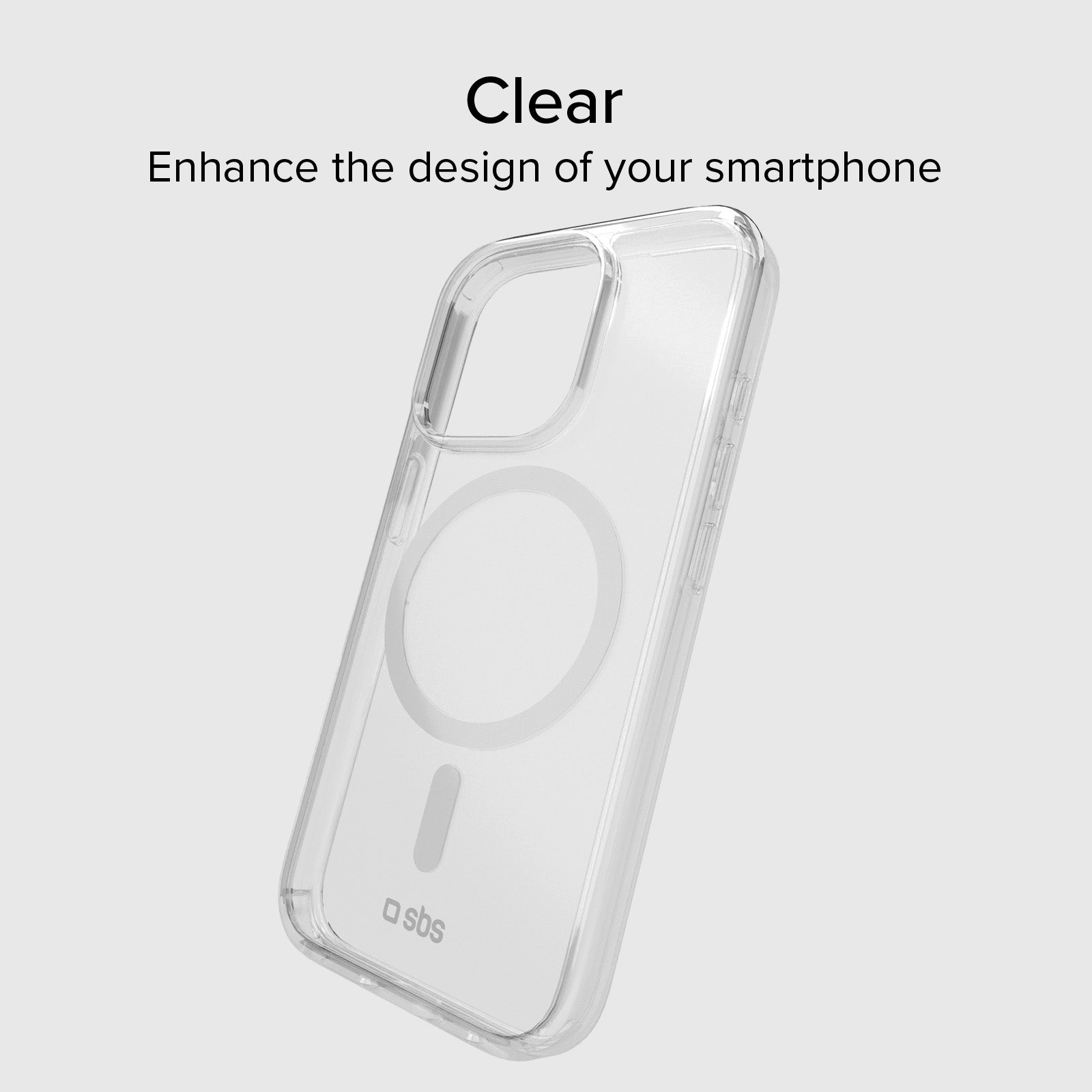 Transparente steife Hülle, kompatibel mit MagSafe-Ladefunktion für iPhone 15 Pro Max