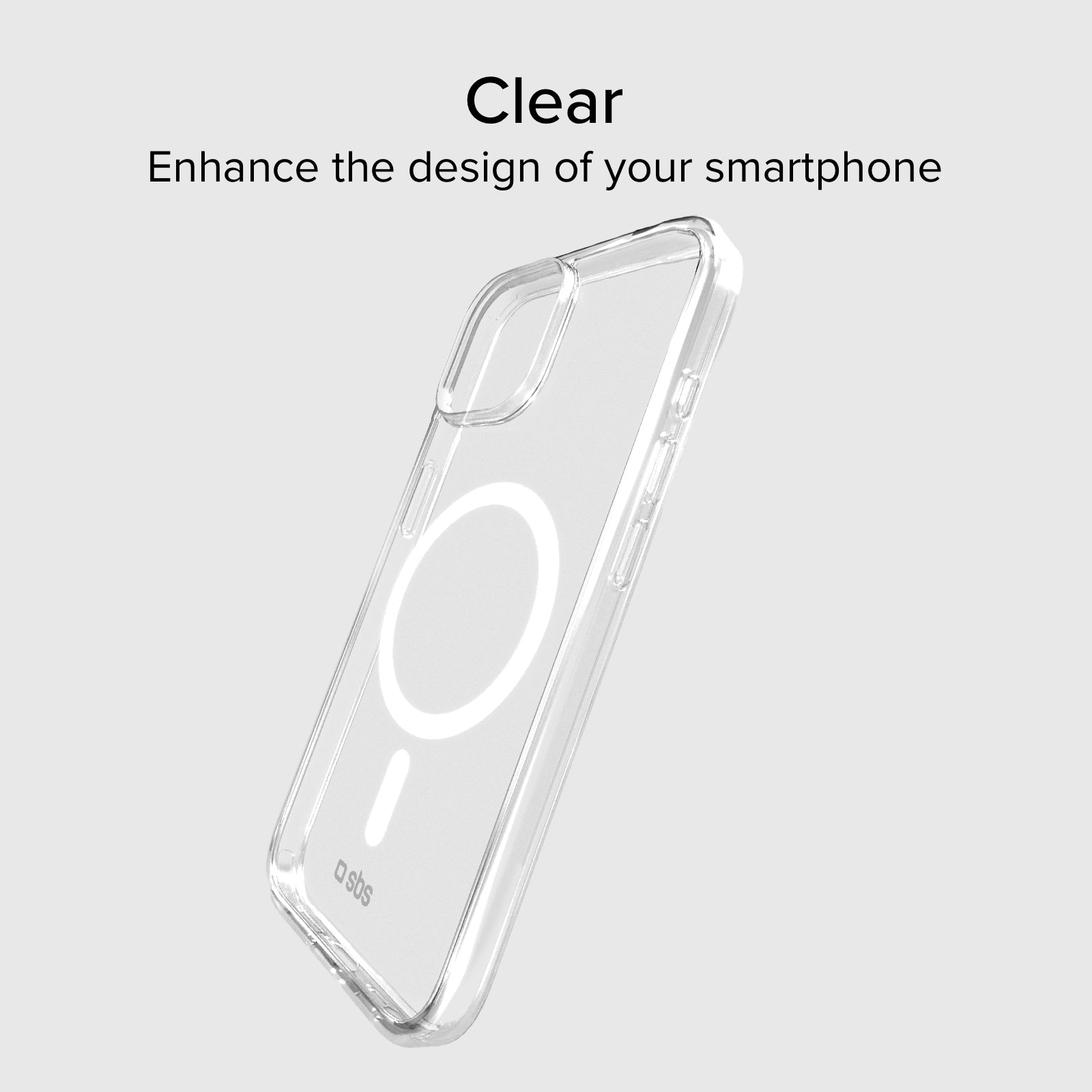 Transparente steife Hülle, kompatibel mit MagSafe-Ladefunktion für iPhone 15 Plus/14 Plus