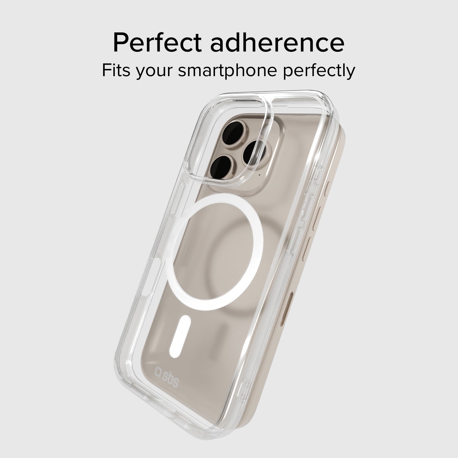 Rigid transparent case compatible with MagSafe charging for iPhone 16 Pro Max