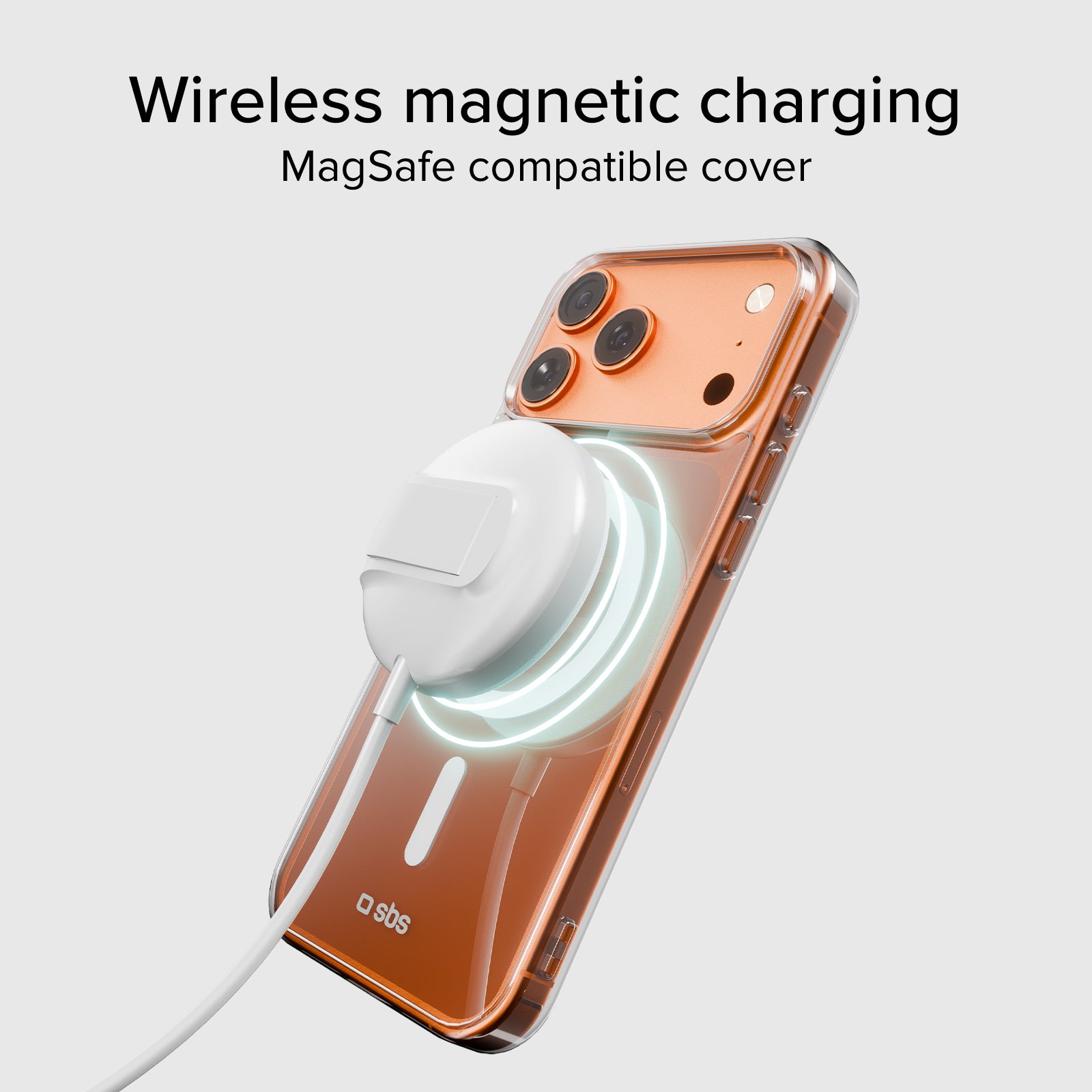 Transparente steife Hülle, kompatibel mit MagSafe-Ladefunktion für iPhone 17 Pro