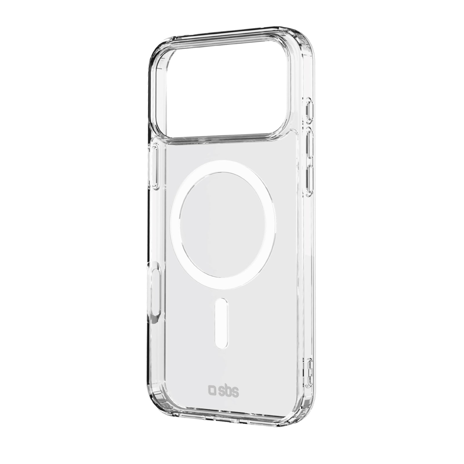 Rigid transparent case compatible with MagSafe charging for iPhone 17 Pro Max