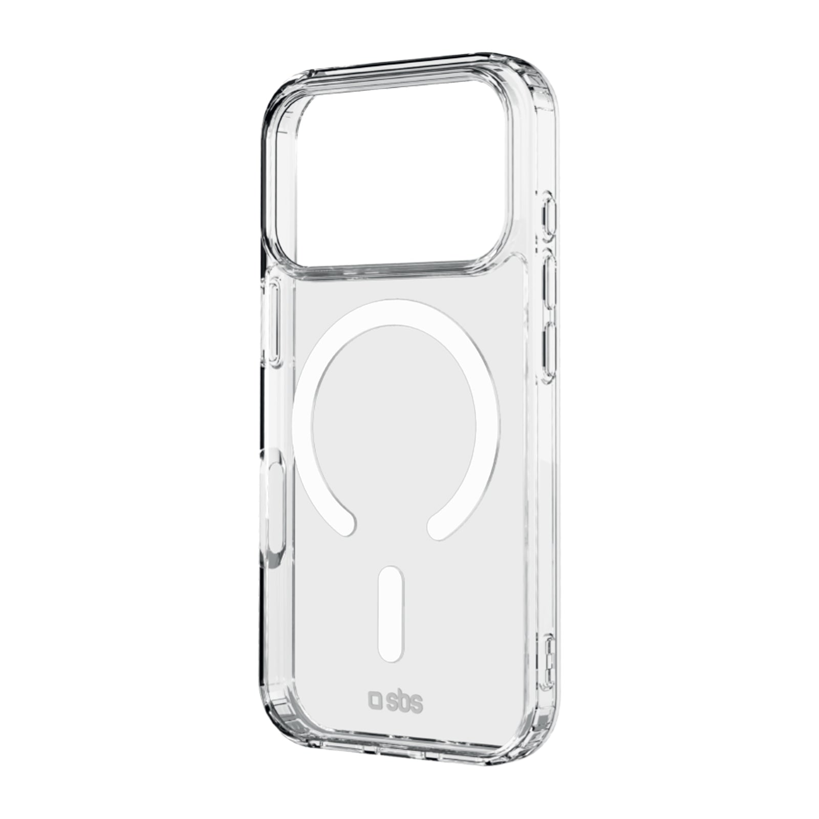 Funda rígida transparente compatible con carga inalámbrica magnética para iPhone 18 Pro/17 Pro