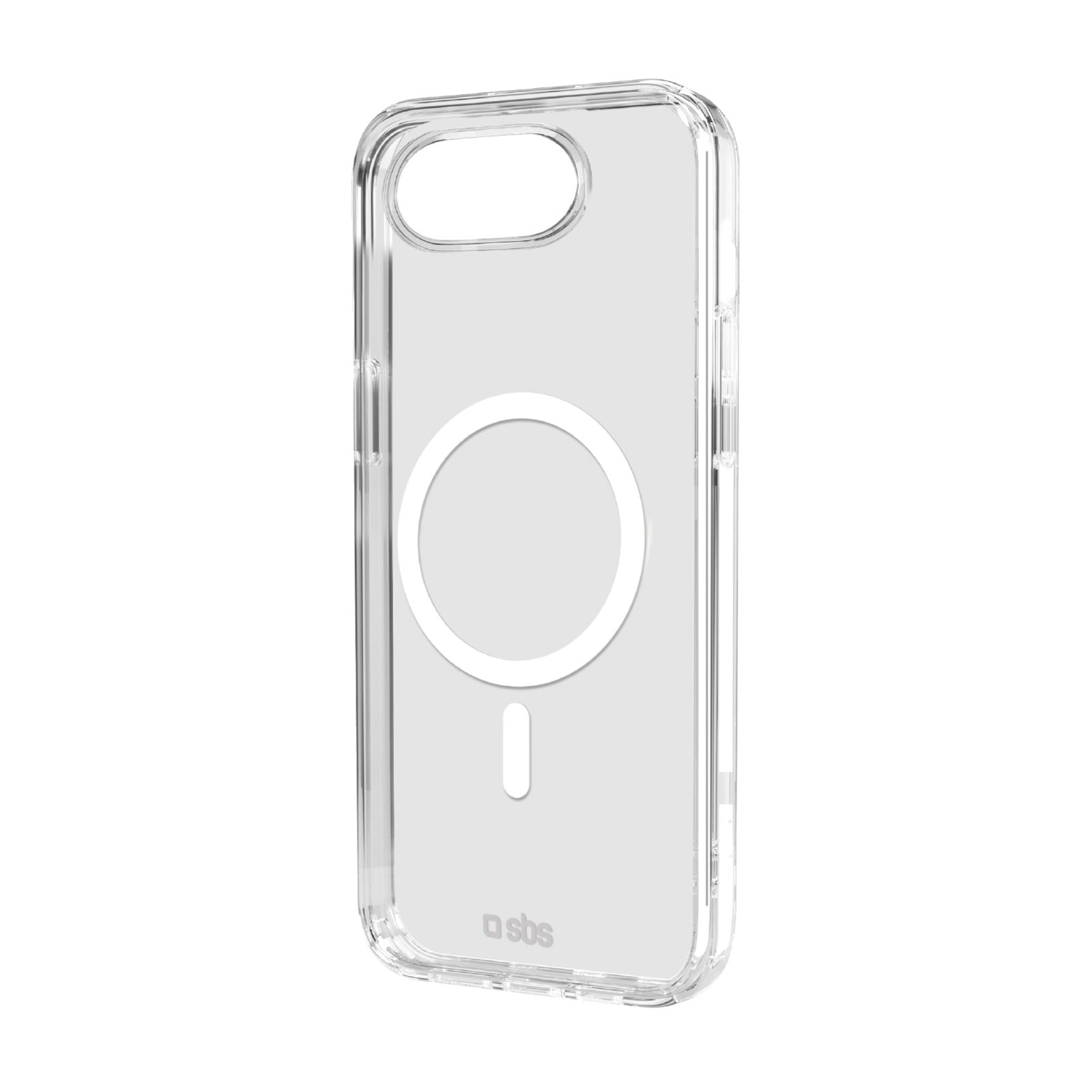 Rigid transparent case compatible with MagSafe charging for iPhone 16e