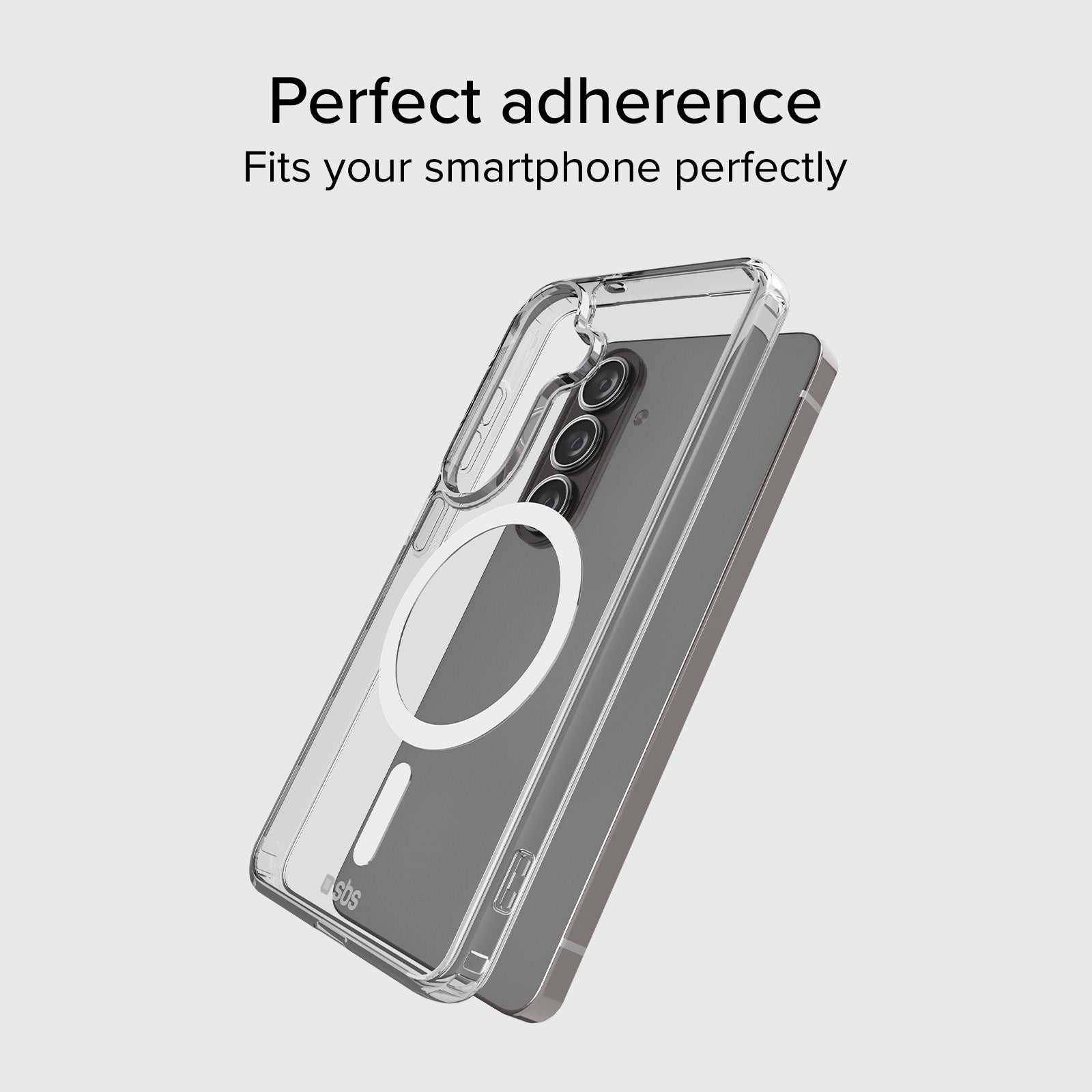 Transparente, feste Hülle, kompatibel mit magnetischer, kabelloser Aufladung für Samsung Galaxy S26+