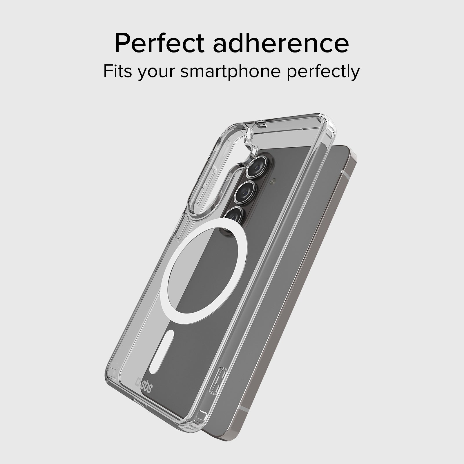 Transparente, feste Hülle, kompatibel mit magnetischer, kabelloser Aufladung für Samsung S26