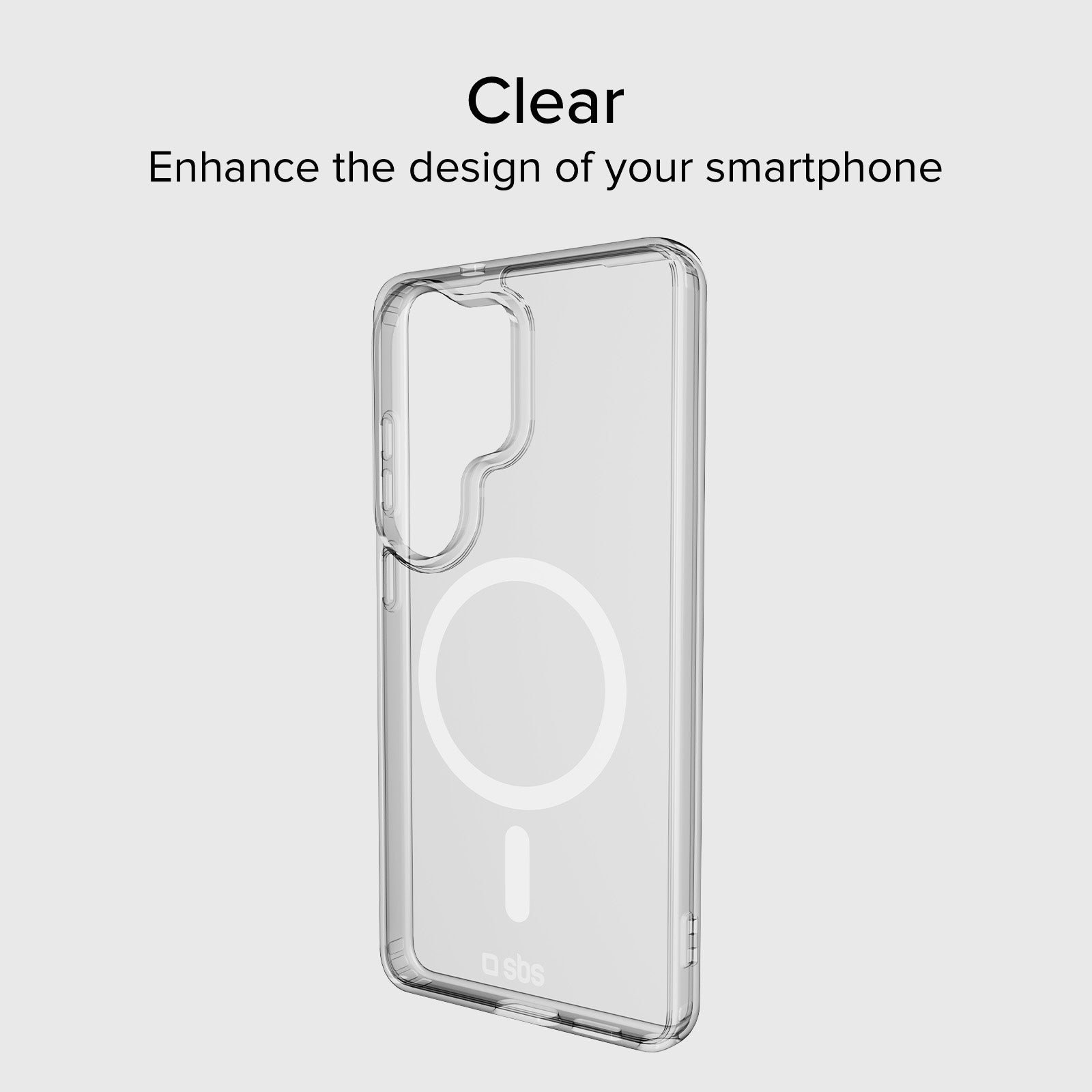 Transparente, feste Hülle, kompatibel mit magnetischer, kabelloser Aufladung für Samsung S26 Ultra