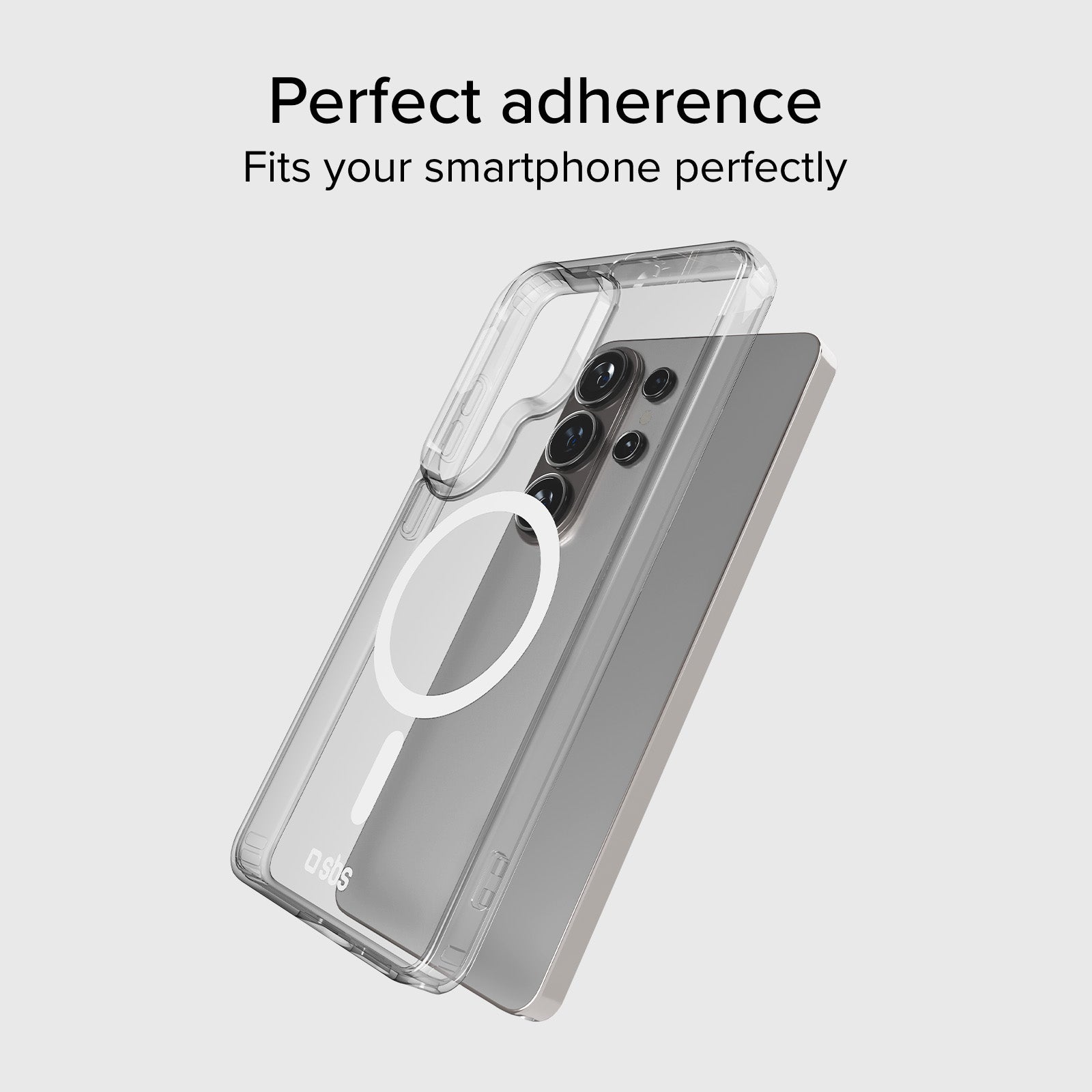 Transparente, feste Hülle, kompatibel mit magnetischer, kabelloser Aufladung für Samsung S26 Ultra