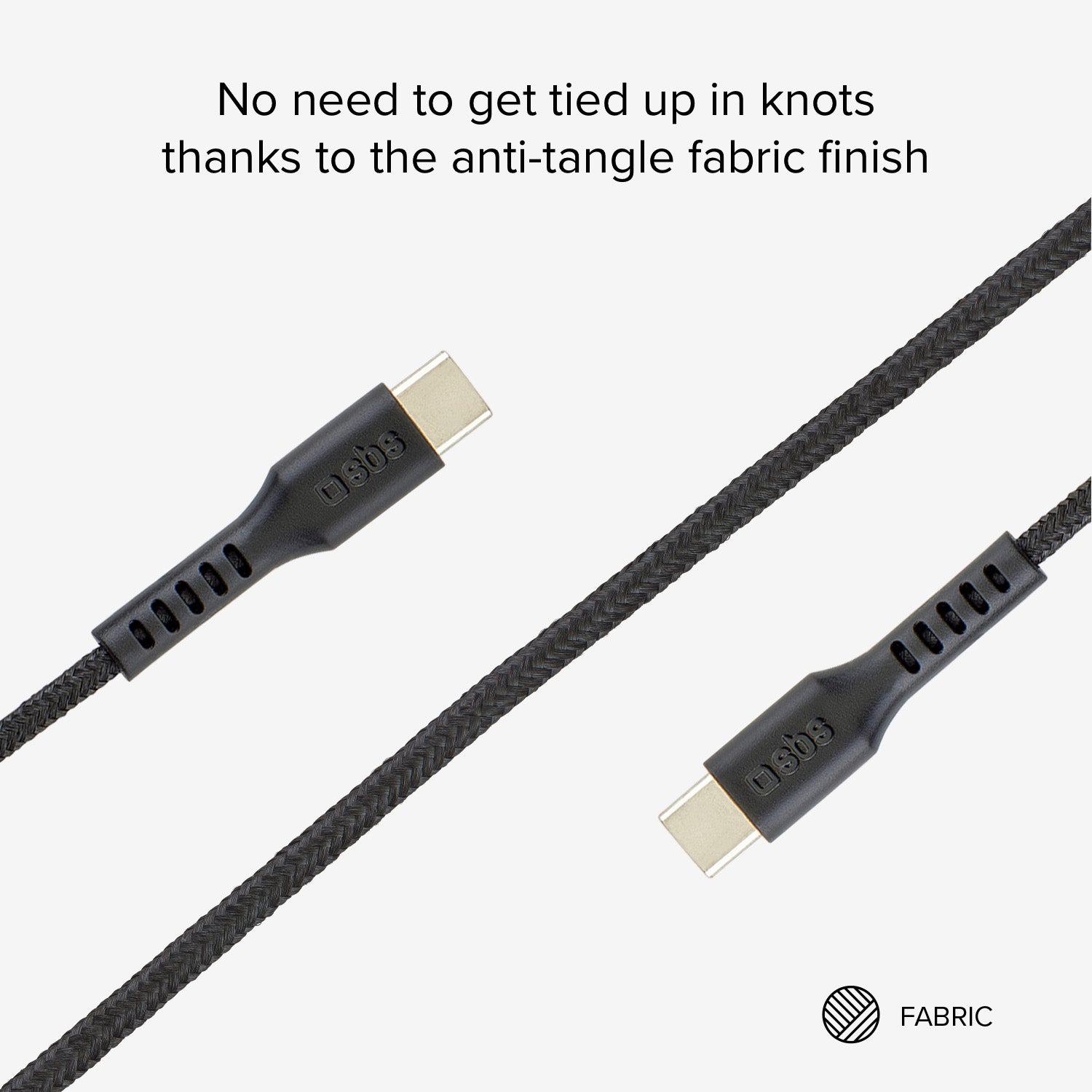 USB-C auf USB-C Kabel mit Magnethalterung