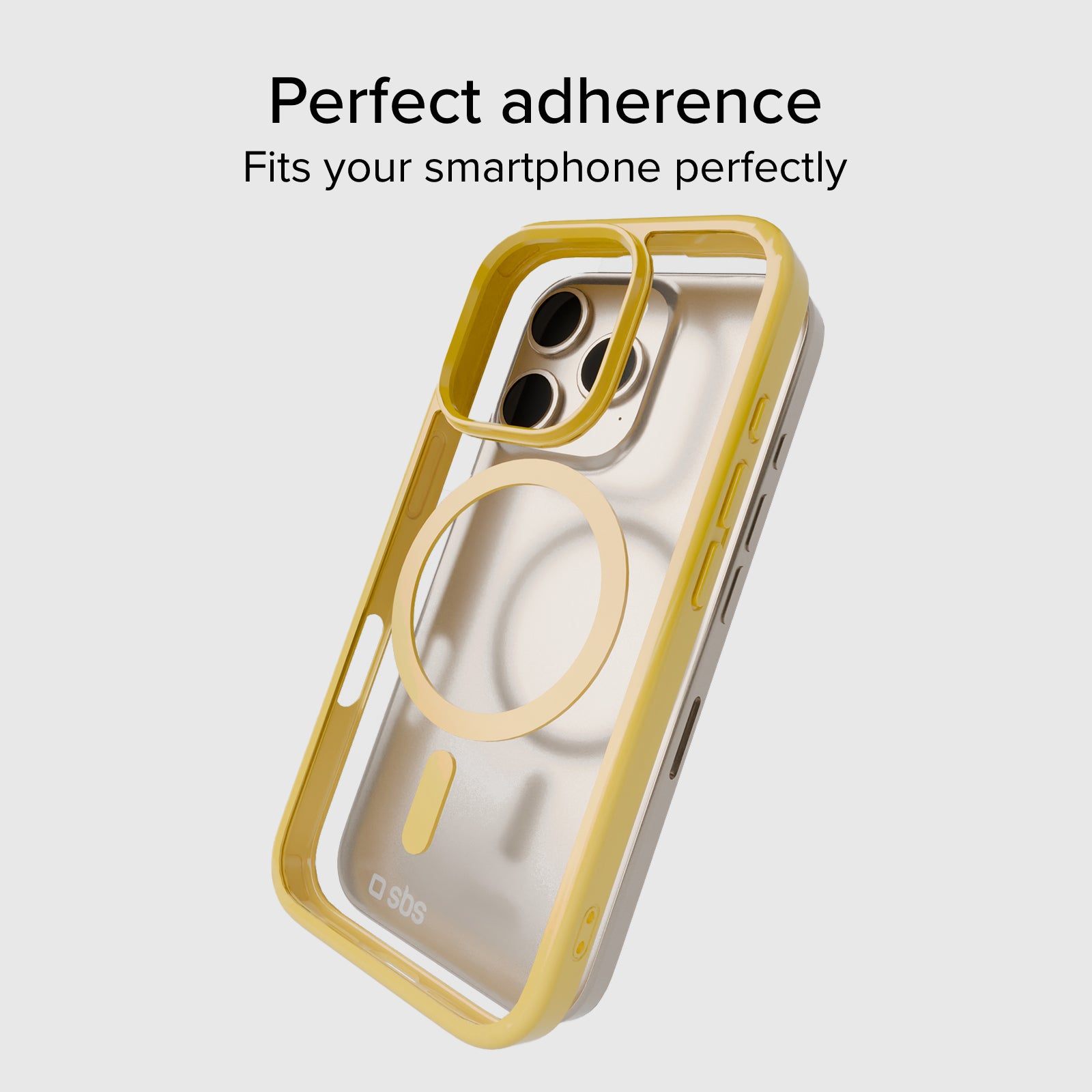 Case für iPhone 16 Pro mit farbigen Rändern, kompatibel mit MagSafe Aufladung