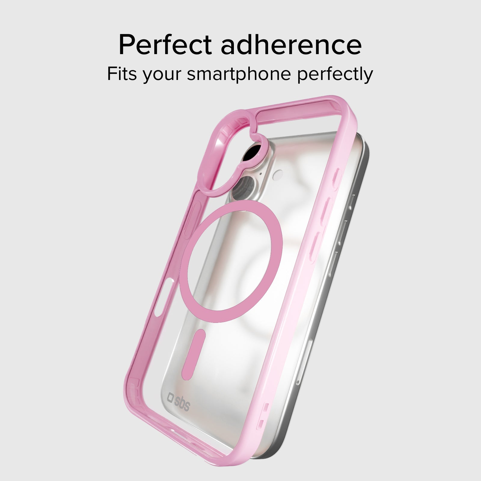 Case für iPhone 16 mit farbigen Rändern, kompatibel mit MagSafe Aufladung