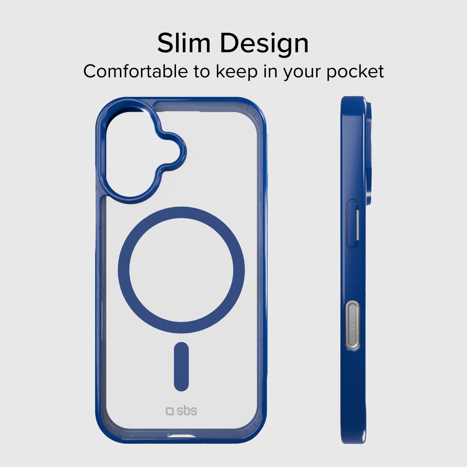 Case für iPhone 16 Plus mit farbigen Rändern, kompatibel mit MagSafe Aufladung