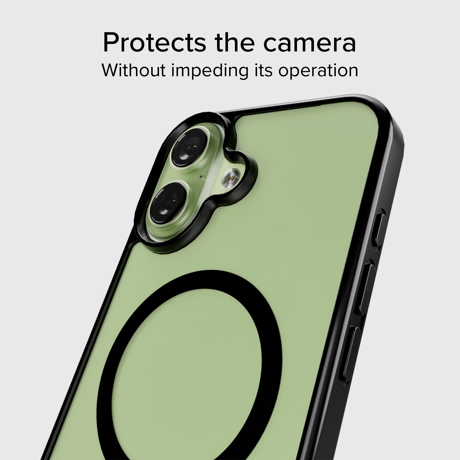Cover for iPhone 17 with coloured edges compatible with MagSafe charging