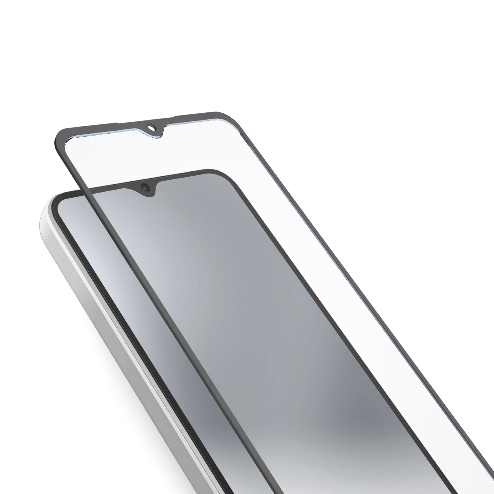 Glas Displayschutz Full Cover für Honor X6b