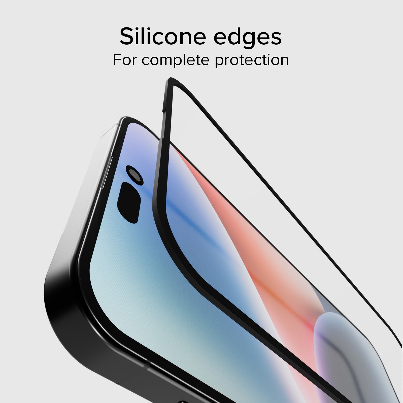 Protection écran en verre Full Cover pour iPhone 15 Plus