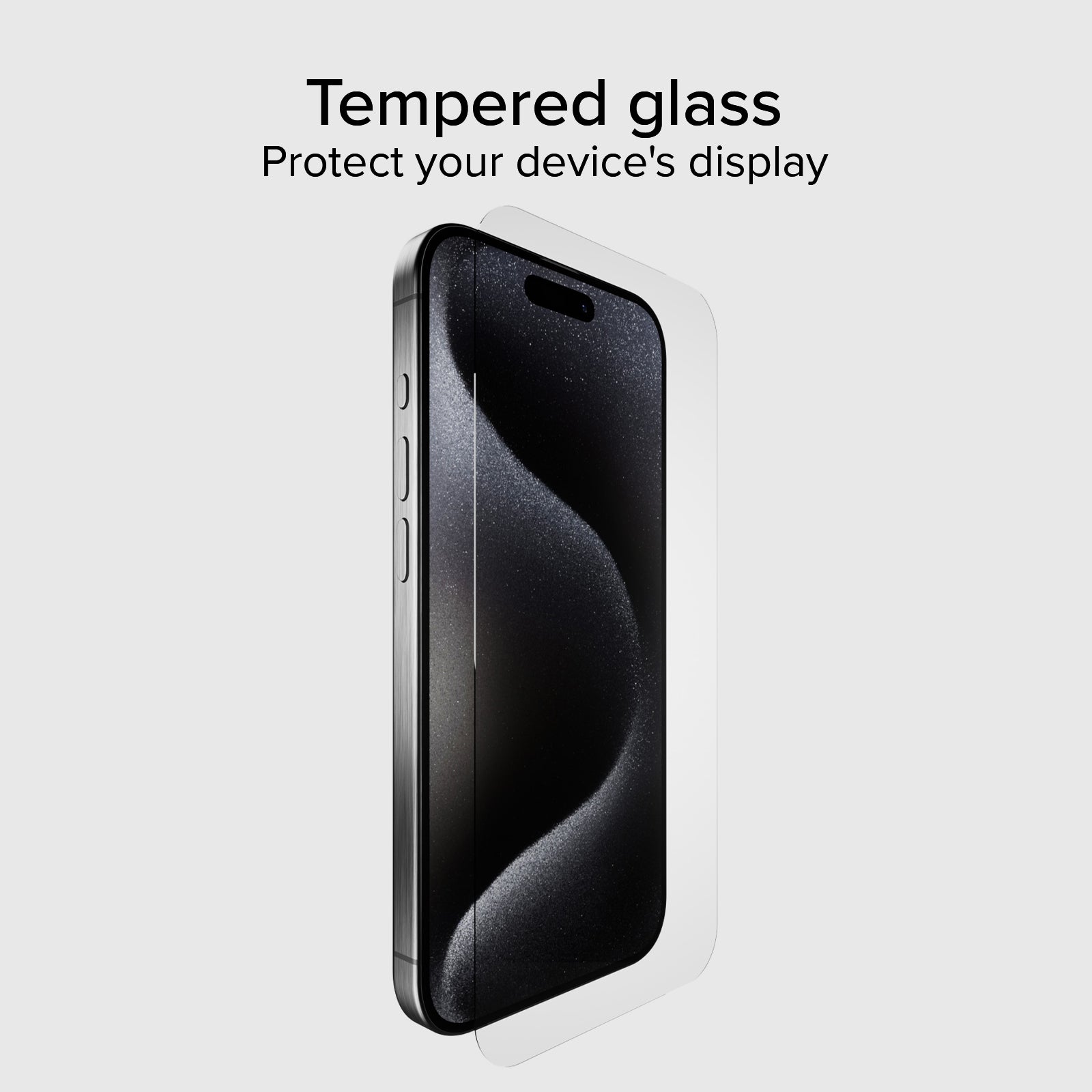 Glass screen protector for iPhone 15 Pro Max