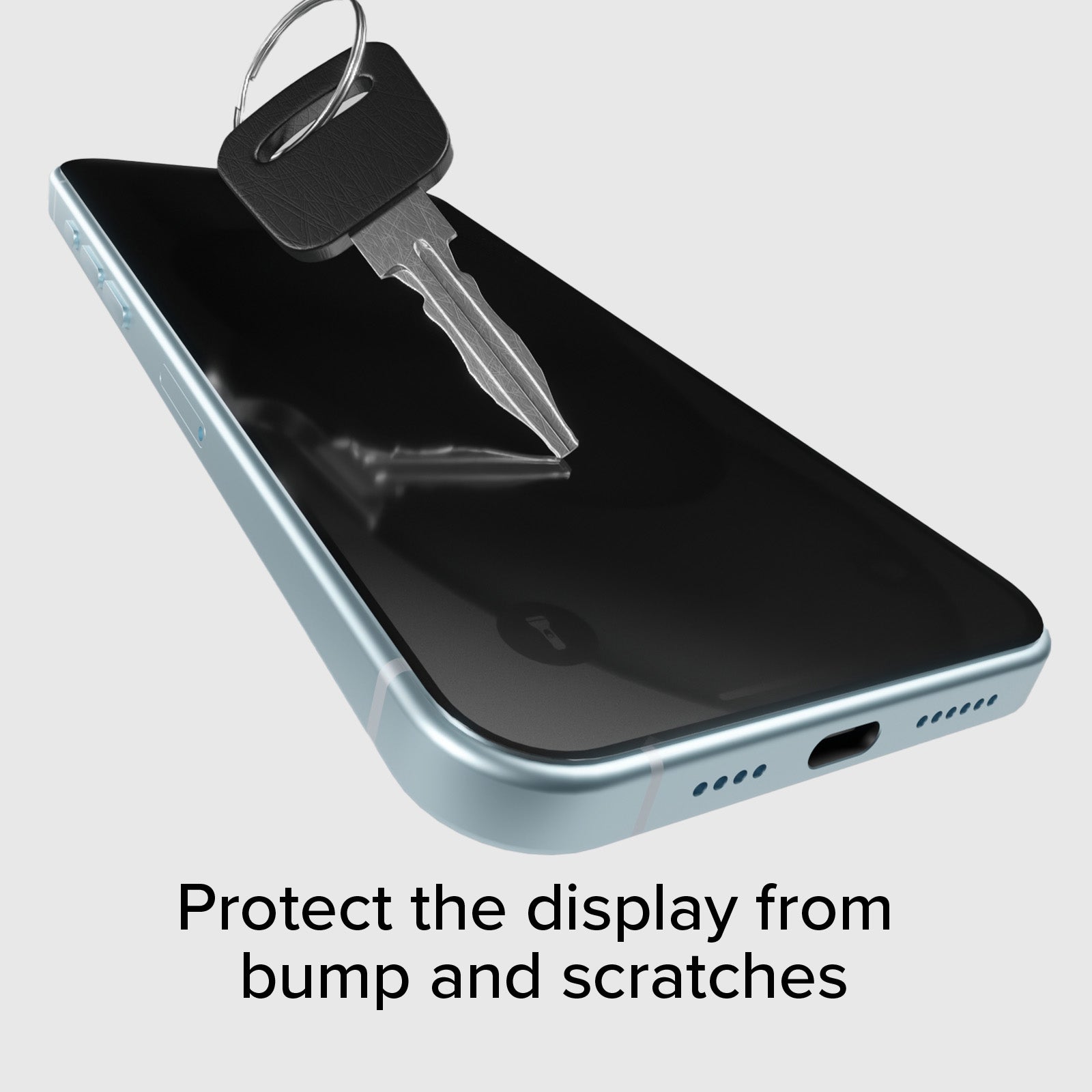Glass screen protector Full Cover Privacy para iPhone 15 Plus