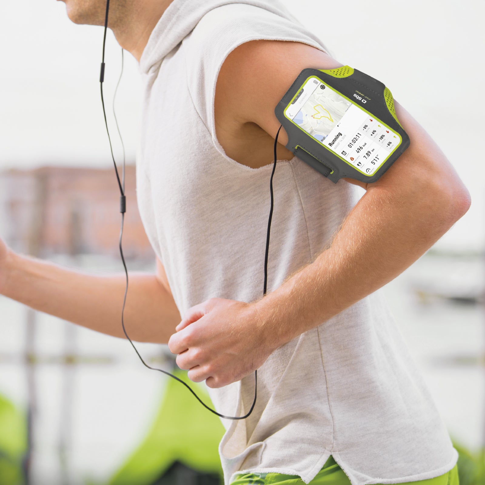 XXXL-Laufarmband für Smartphones bis zu 6,7 Zoll mit Touchfenster