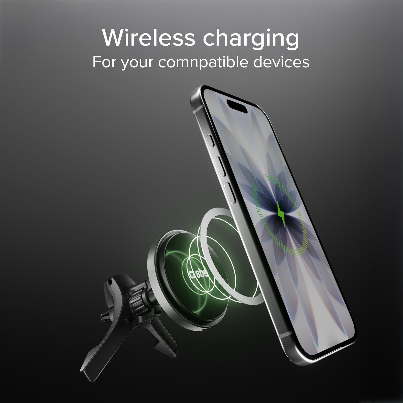 Magnetische Halterung für die Lüftungsöffnung, kompatibel mit der MagSafe-Aufladung