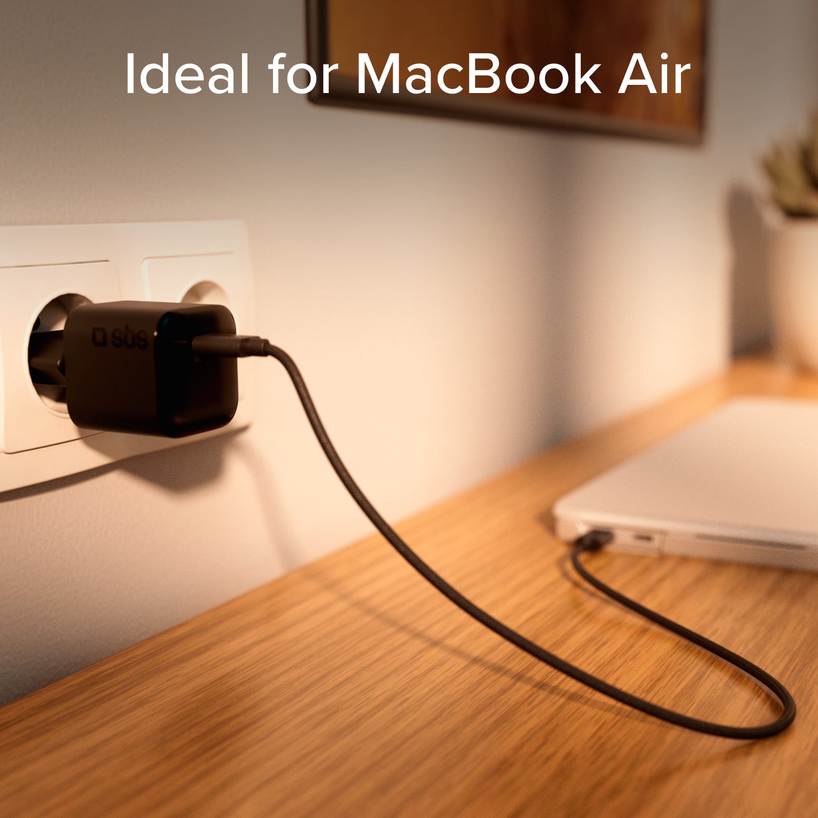 Chargeur mural USB-C 30 W compact avec Power Delivery 3.0 et PPS