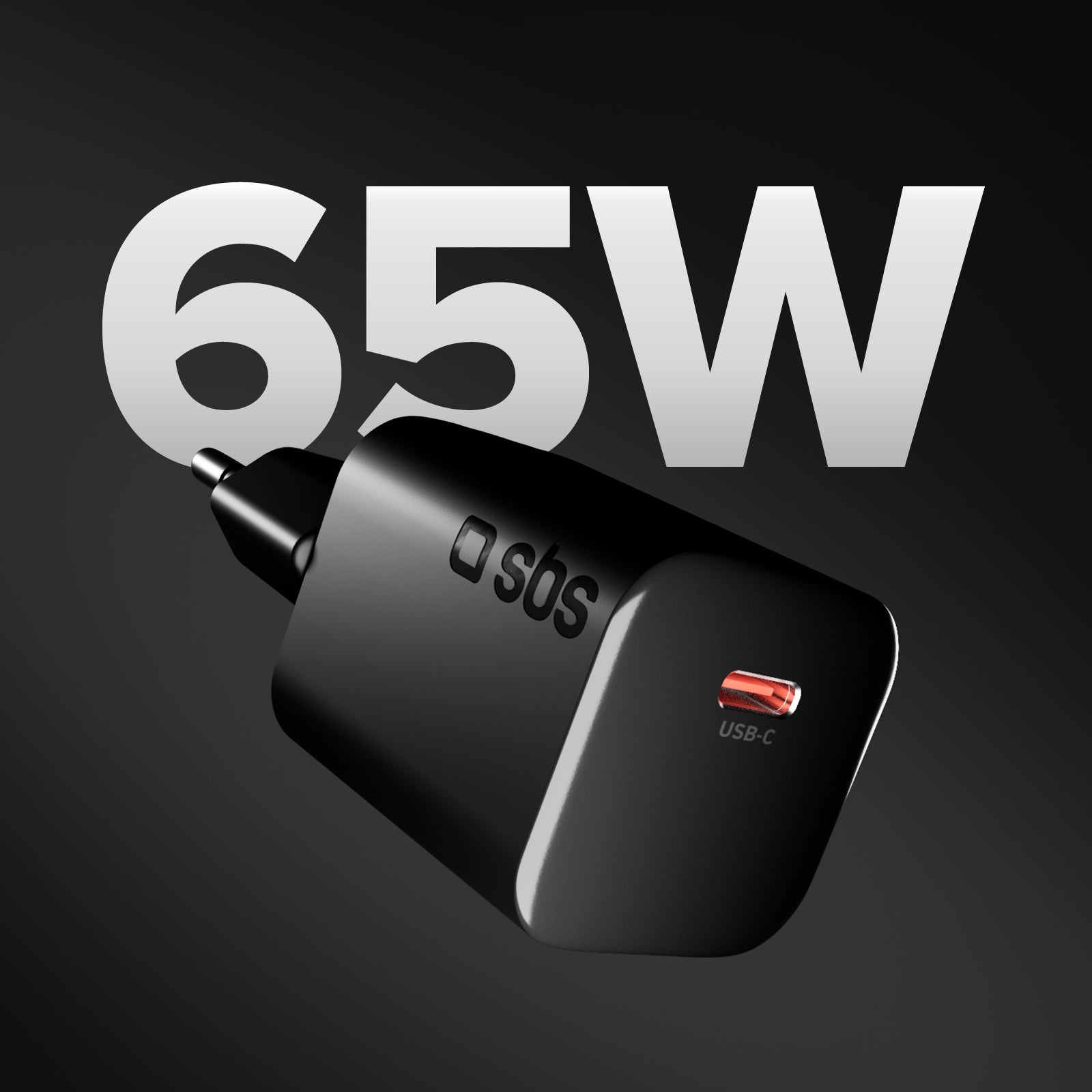  Chargeur mural USB‑C 65W GaN Power Delivery 3.0