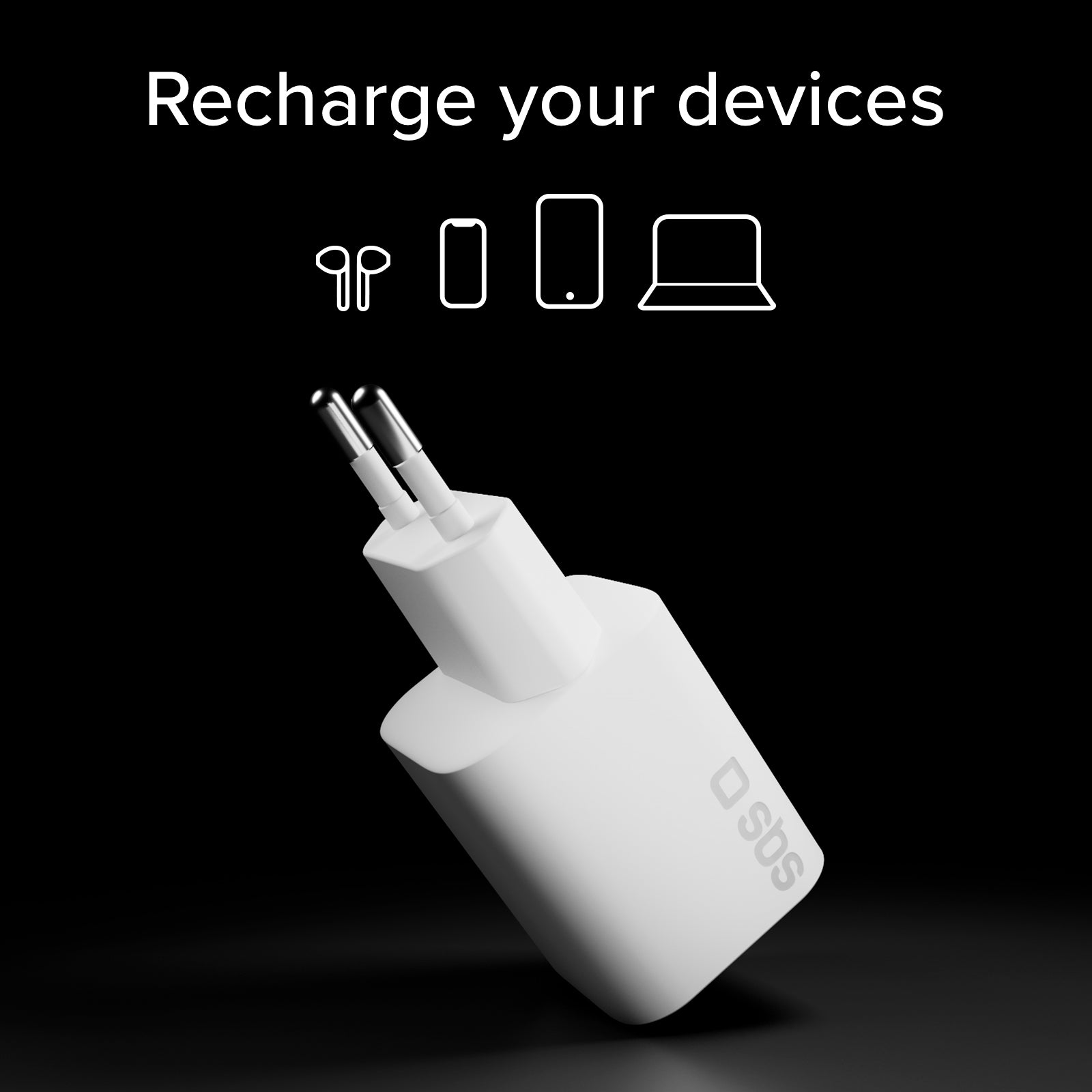  Chargeur mural USB‑C 65W GaN Power Delivery 3.0
