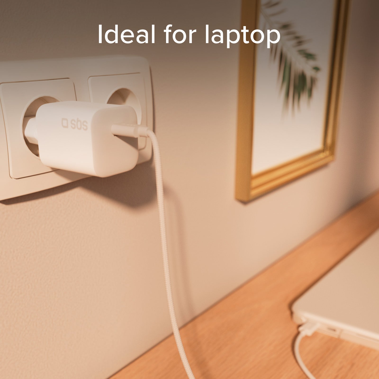  Chargeur mural USB‑C 65W GaN Power Delivery 3.0