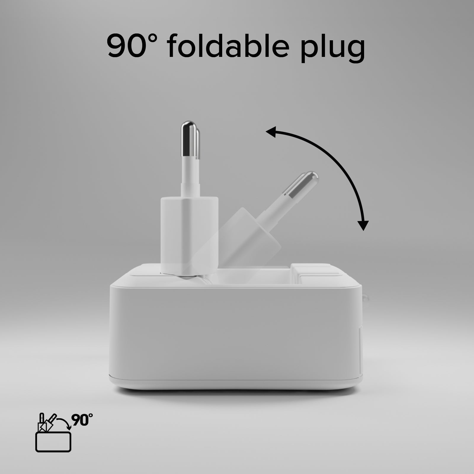 Caricatore da parete Flexi Wall Charger 30W con spina pieghevole