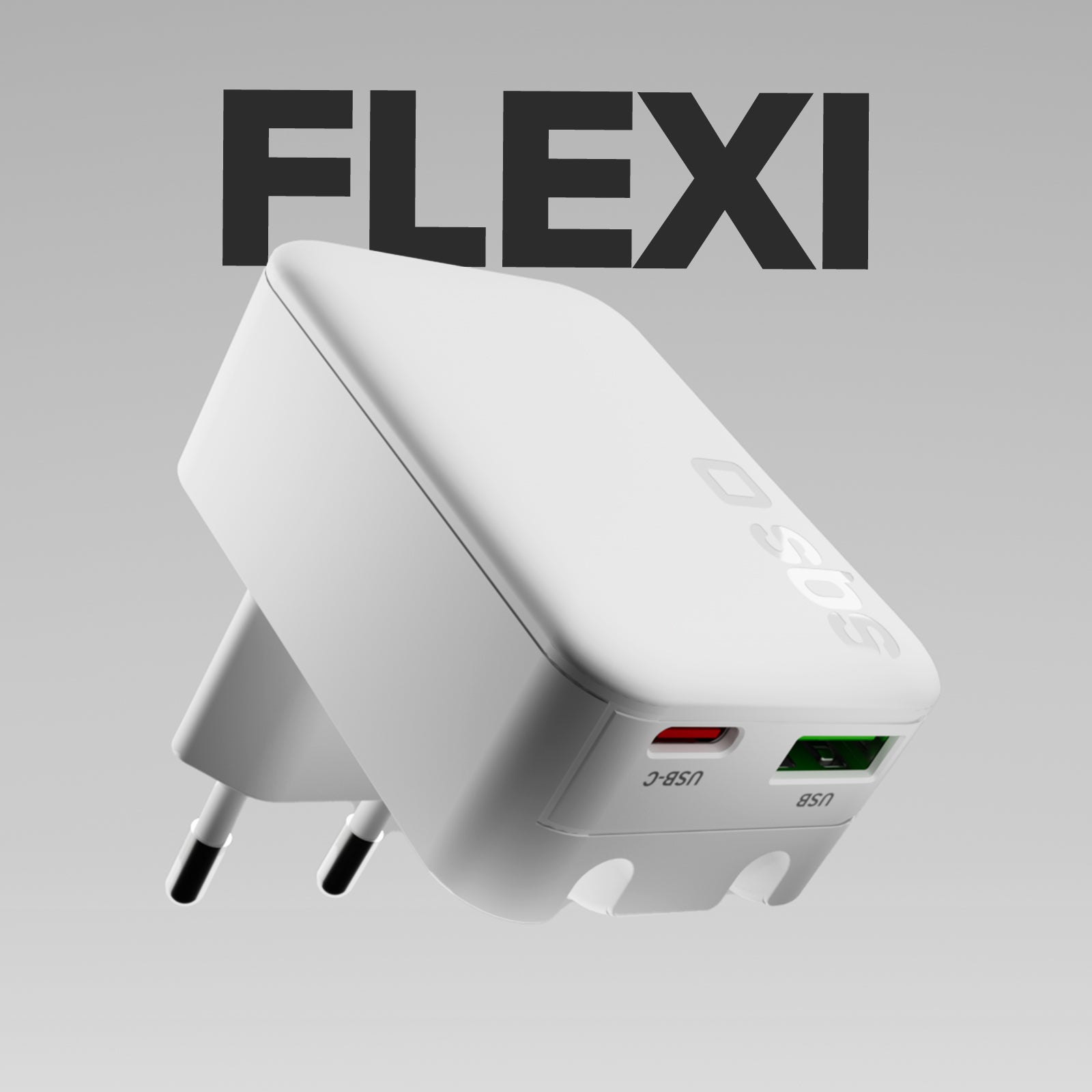 Flexi-Wandladegerät 45W mit klappbarem Stecker