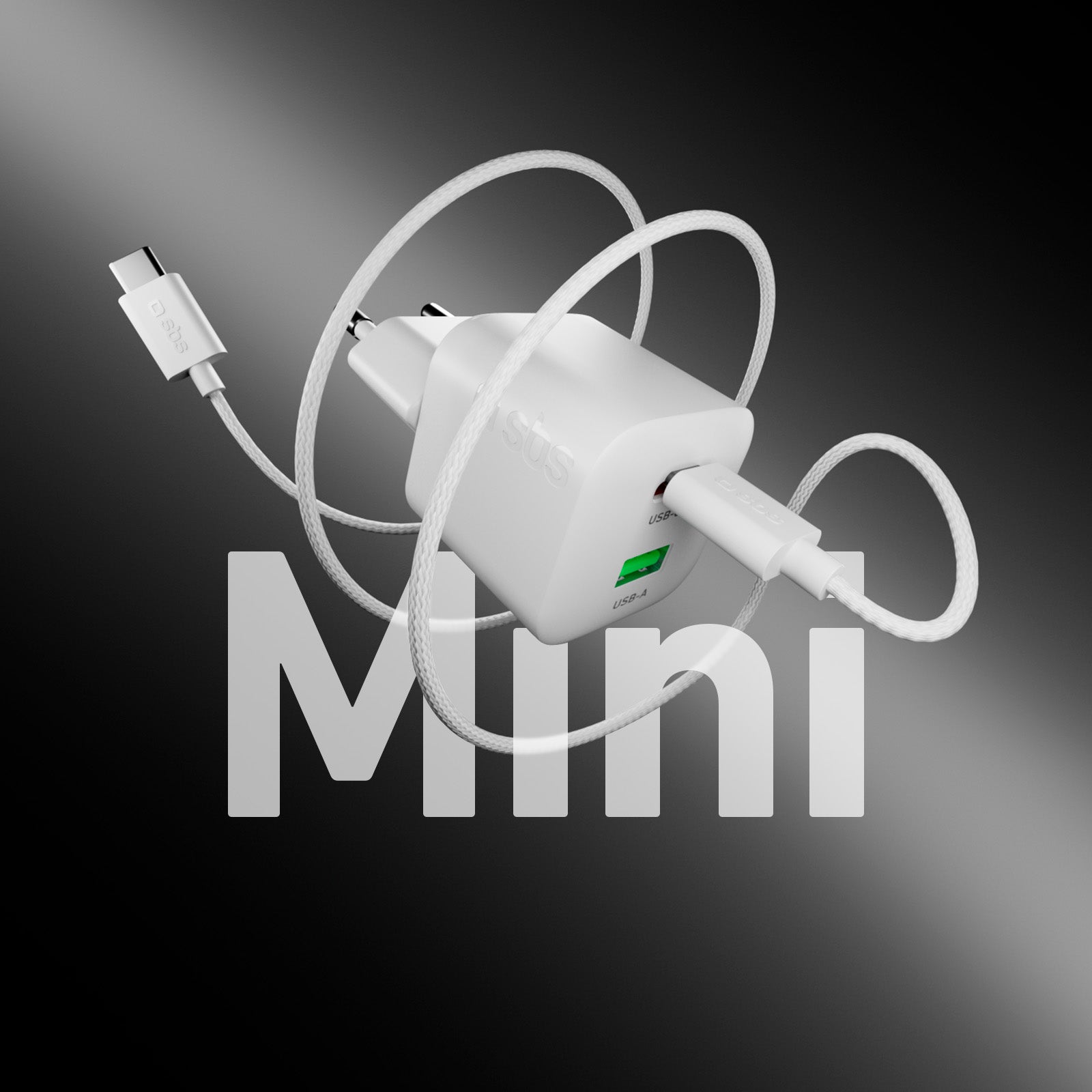 Kit de charge avec chargeur mural 20W GaN Power Delivery et câble USB-C 1,5 m