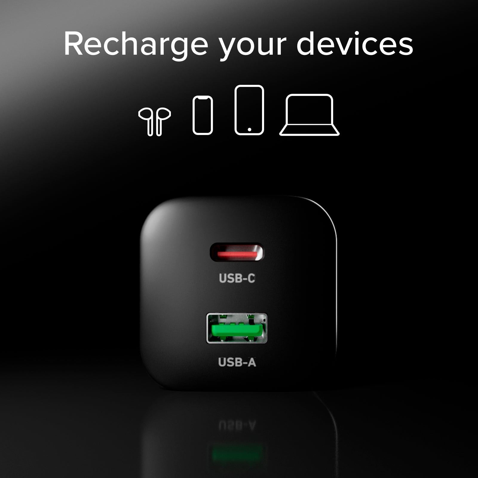  Kit chargeur 65W GaN avec câble USB‑C 1,5 m