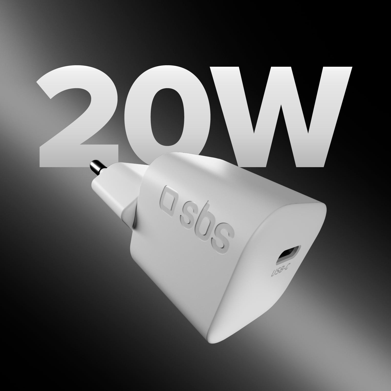 Kit chargeur USB-C 20W Power Delivery avec câble USB-C tressé de 1,5 m