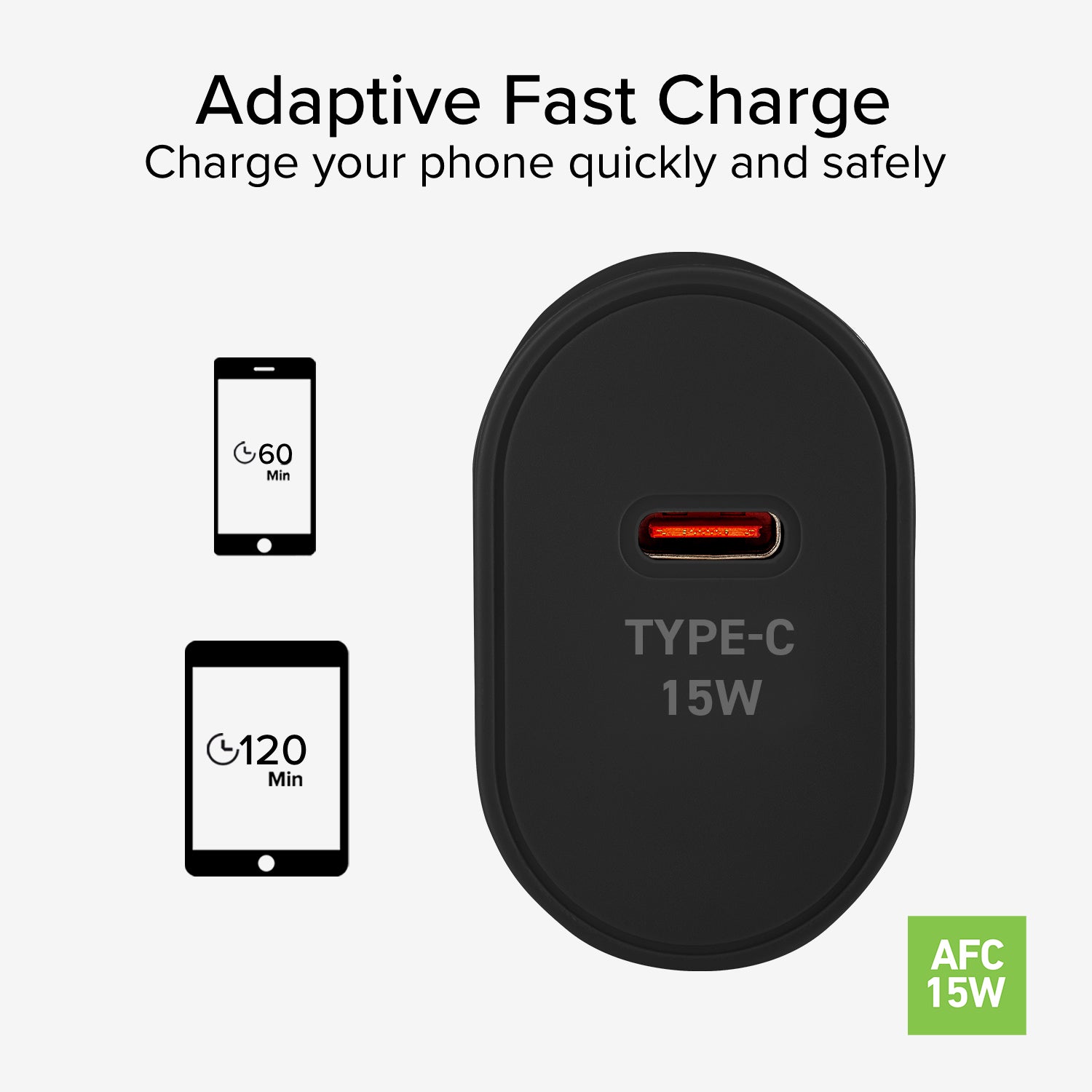 Chargeur de batterie 15W ultra-rapide