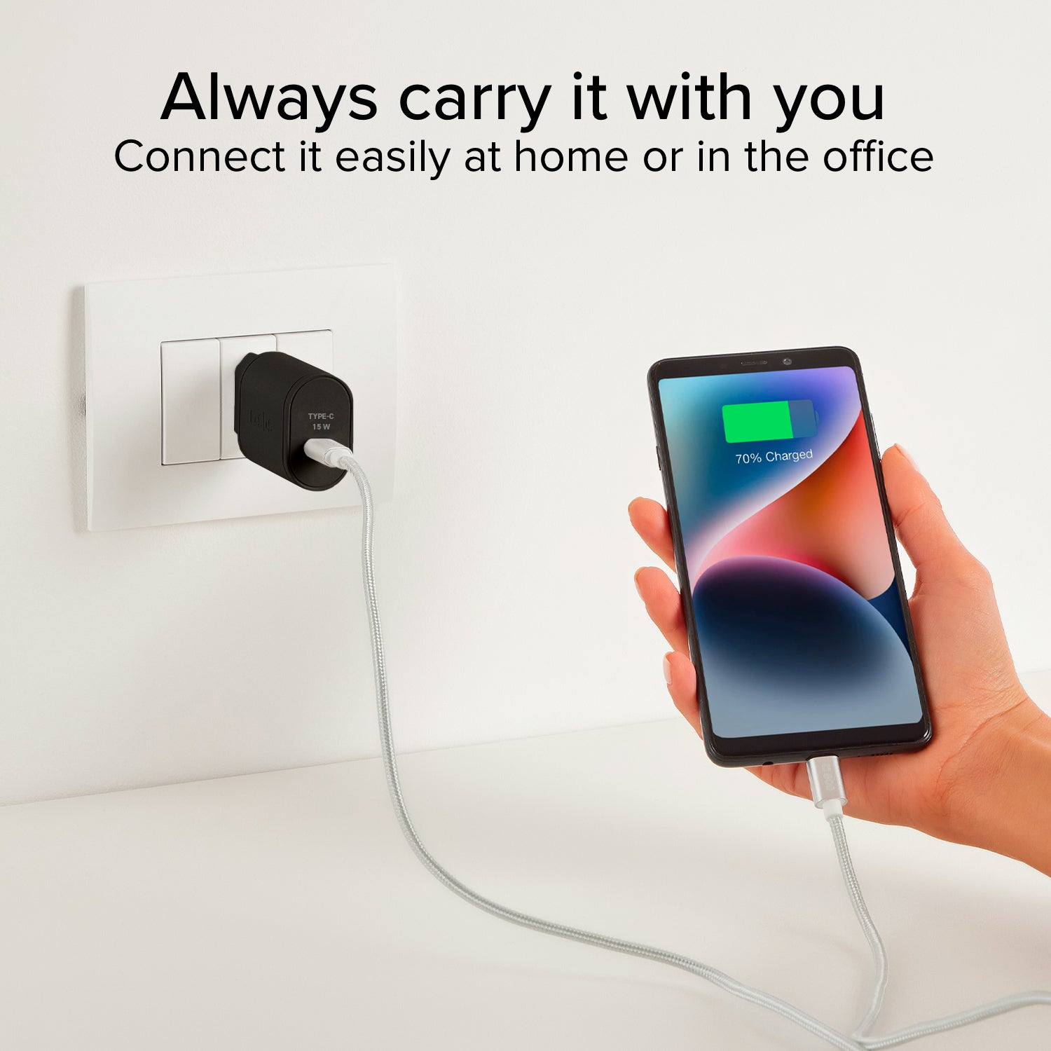 Chargeur de batterie 15W ultra-rapide