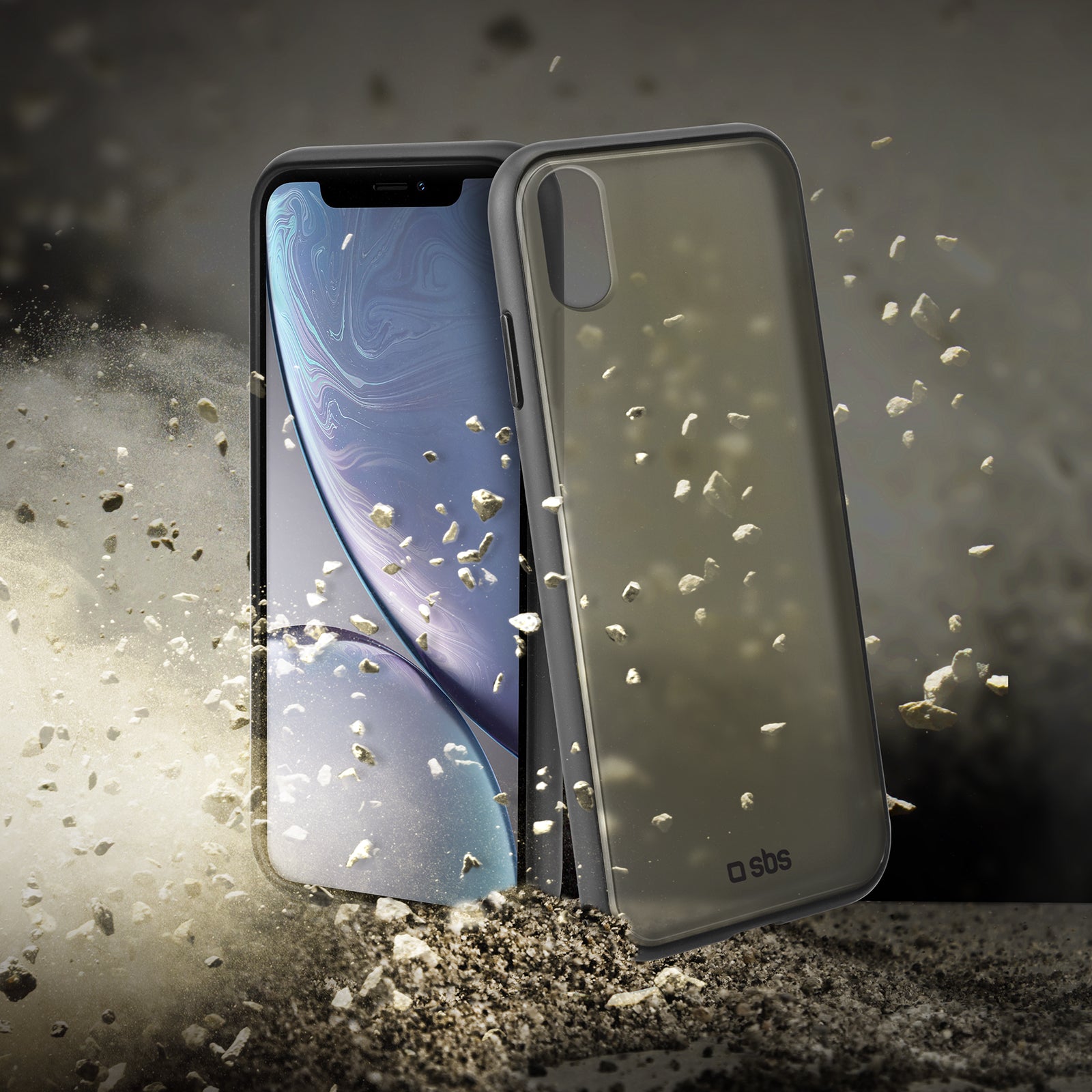 Stoß- und rutschfestes mattes Cover für das iPhone XR