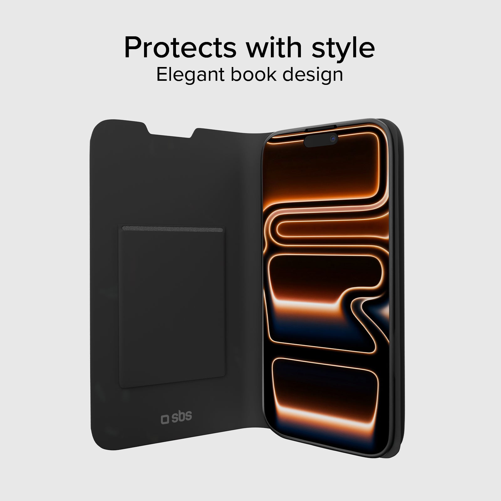 Funda libro con soporte para iPhone 17 Pro