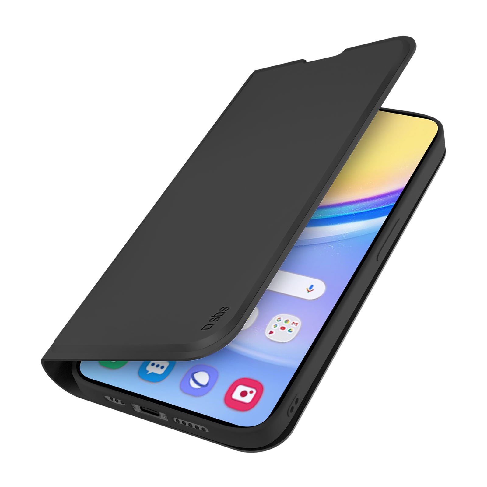 Funda libro con soporte y superficie suave al tacto para Samsung Galaxy A16