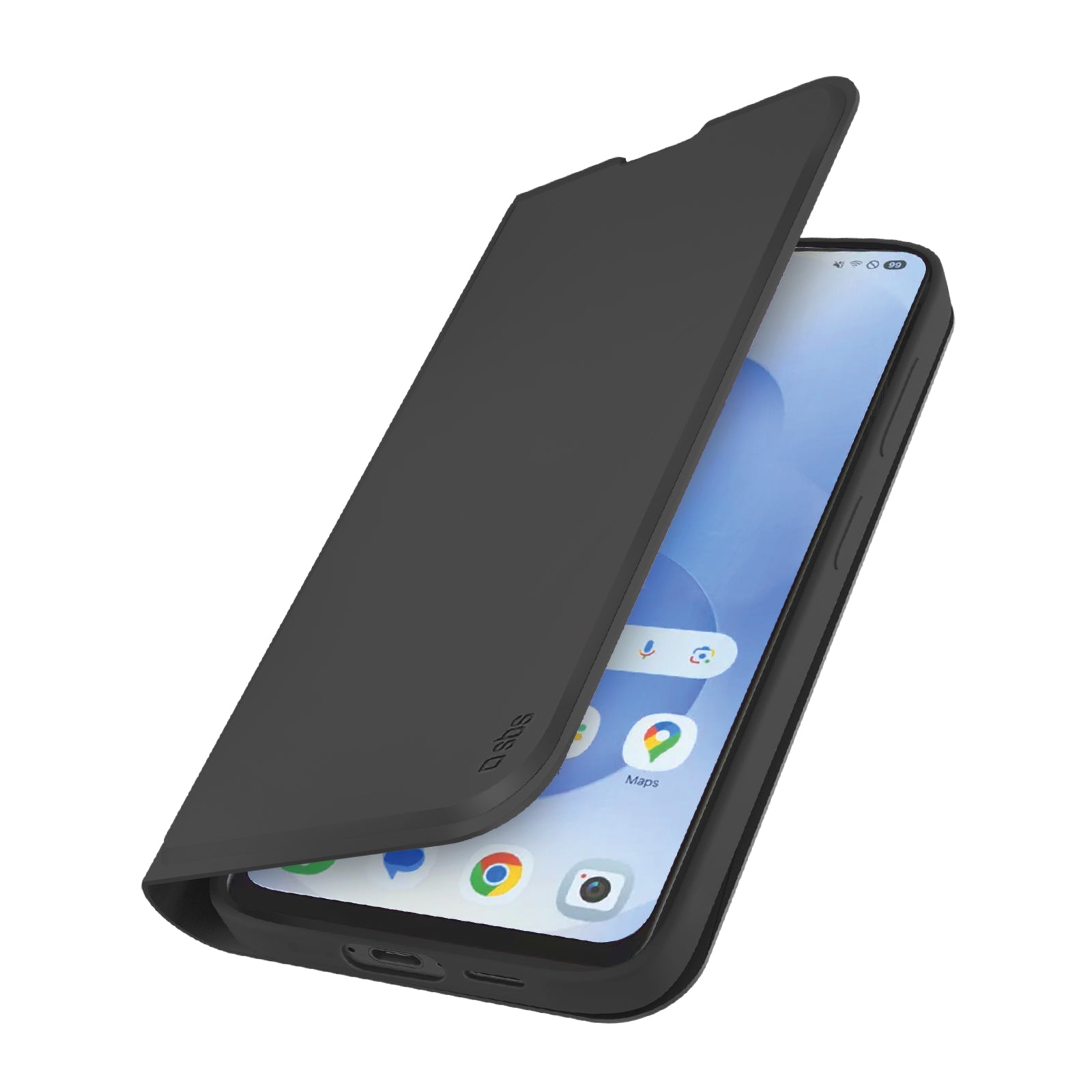 Klapphülle mit Ständer und Soft-Touch-Oberfläche für das Samsung Galaxy S25 FE