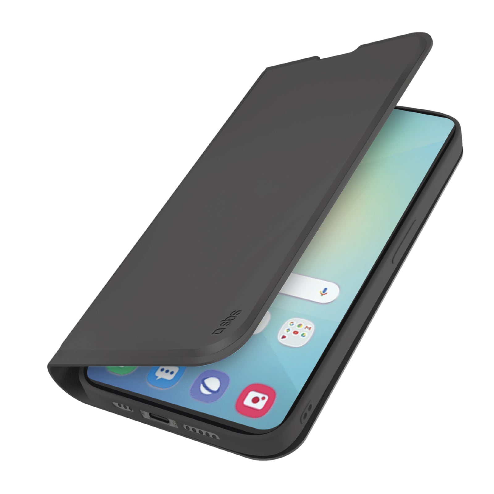 Klapphülle mit Ständer und Soft-Touch-Oberfläche für das Samsung Galaxy S25