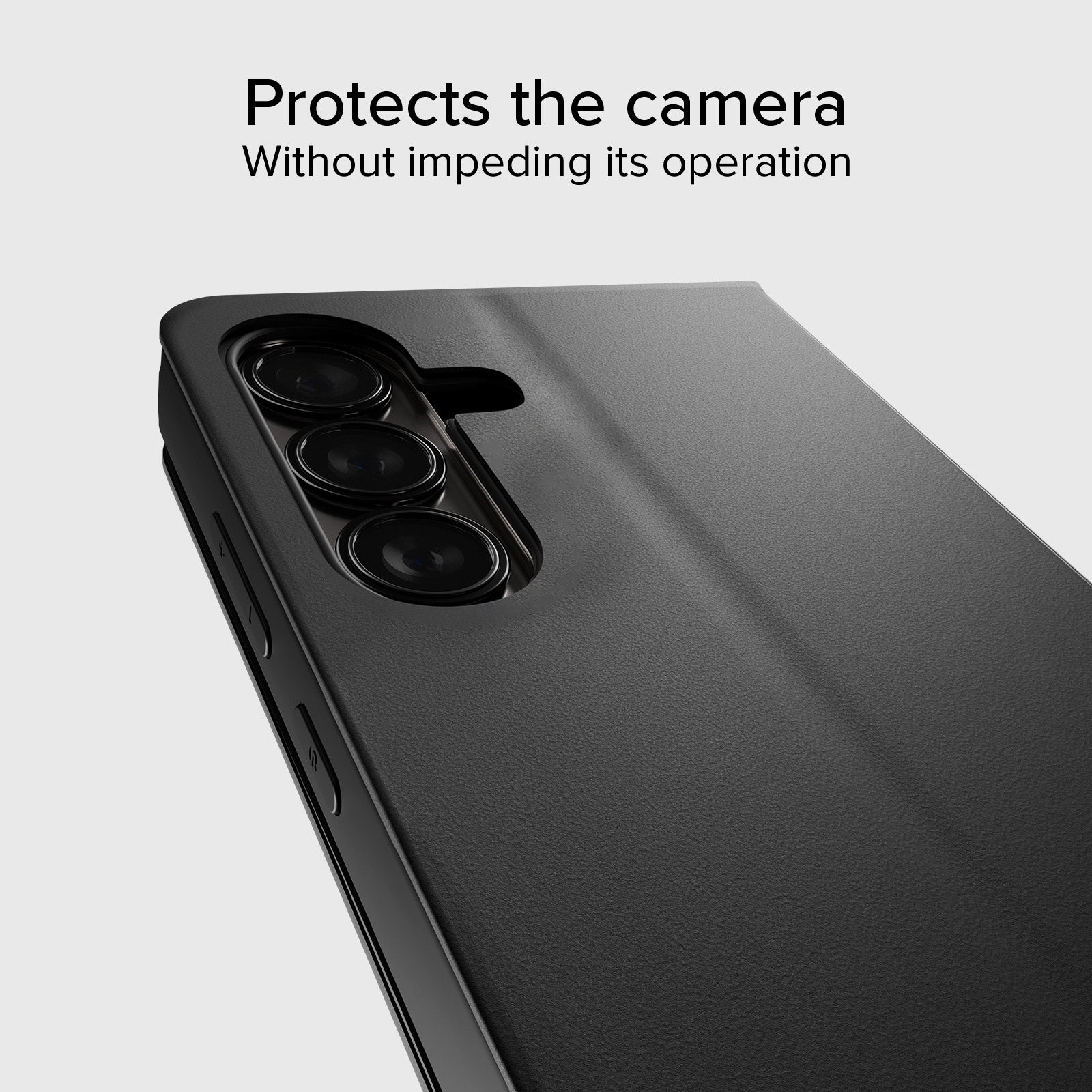 Étui portefeuille avec support et surface douce au toucher pour Samsung S26