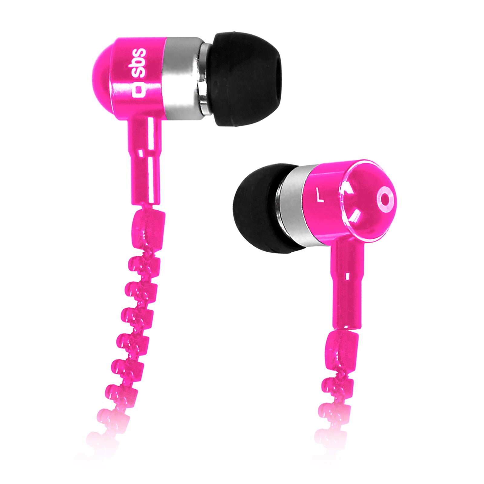Ecouteurs filaires stéréo Zip, jack 3,5 mm avec microphone et bouton de réponse