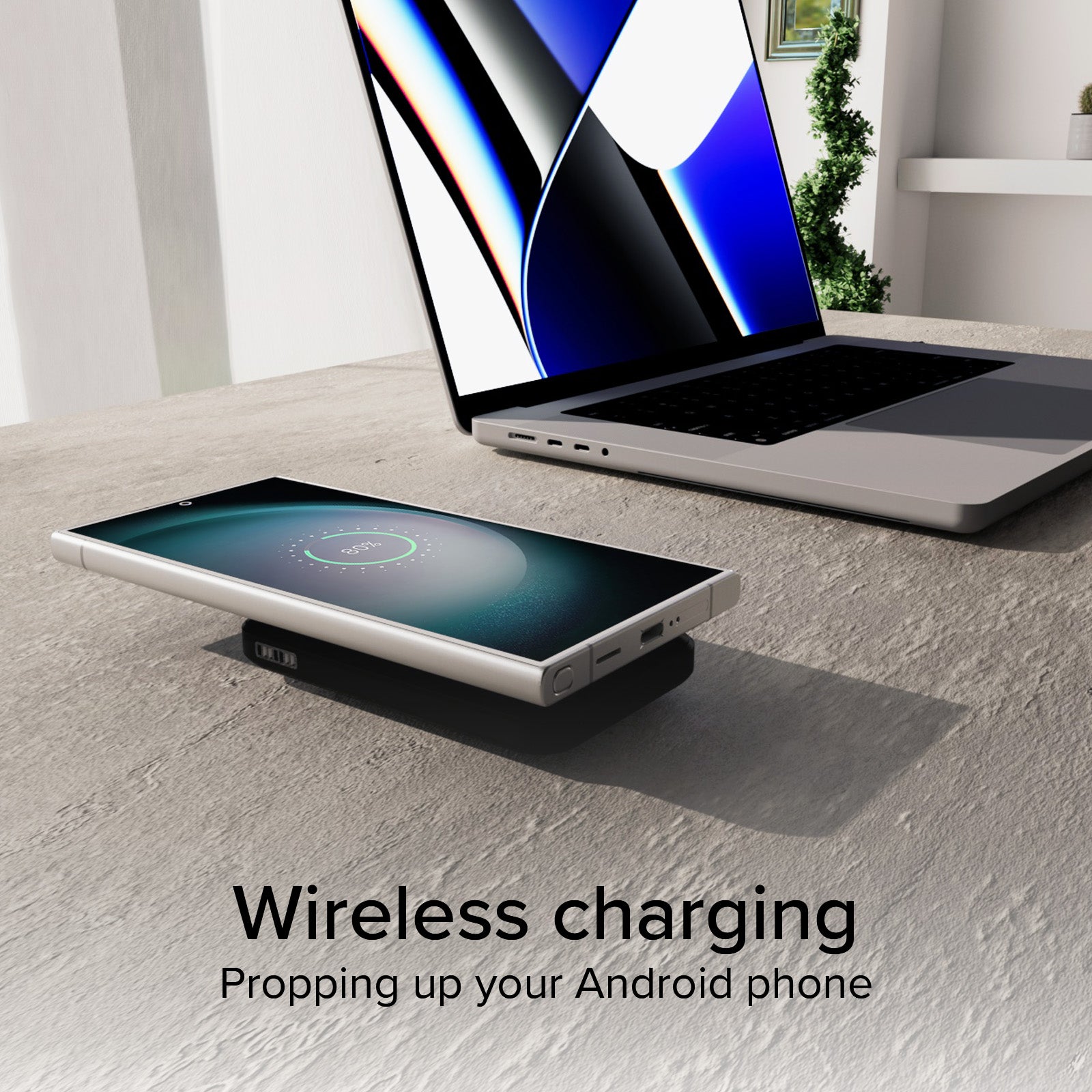 Power Bank sans fil de 10 000 mAh avec ventilateur de refroidissement