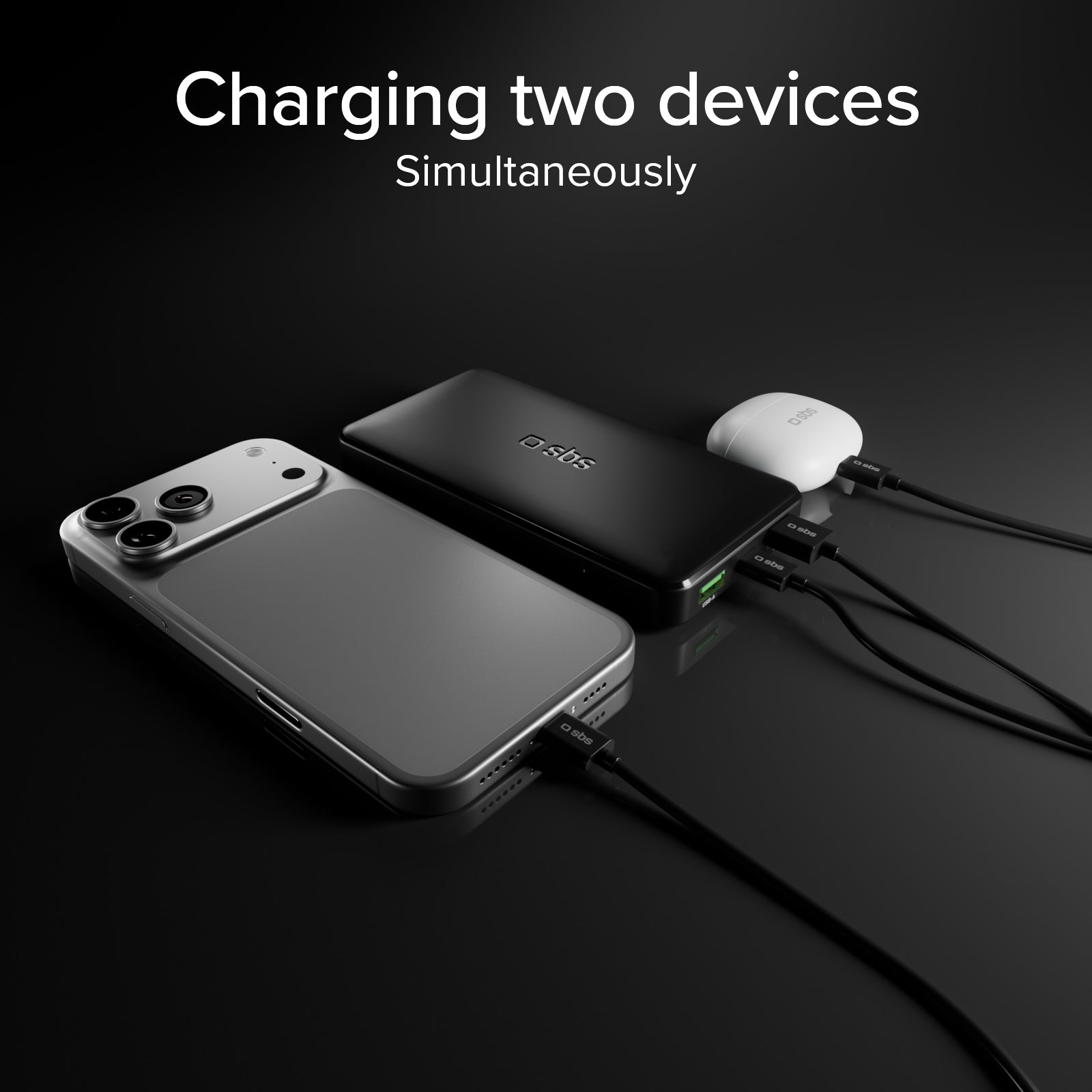 Powerbank mit 10000 mAh mit Power-Delivery-Technologie (PD) über 20W