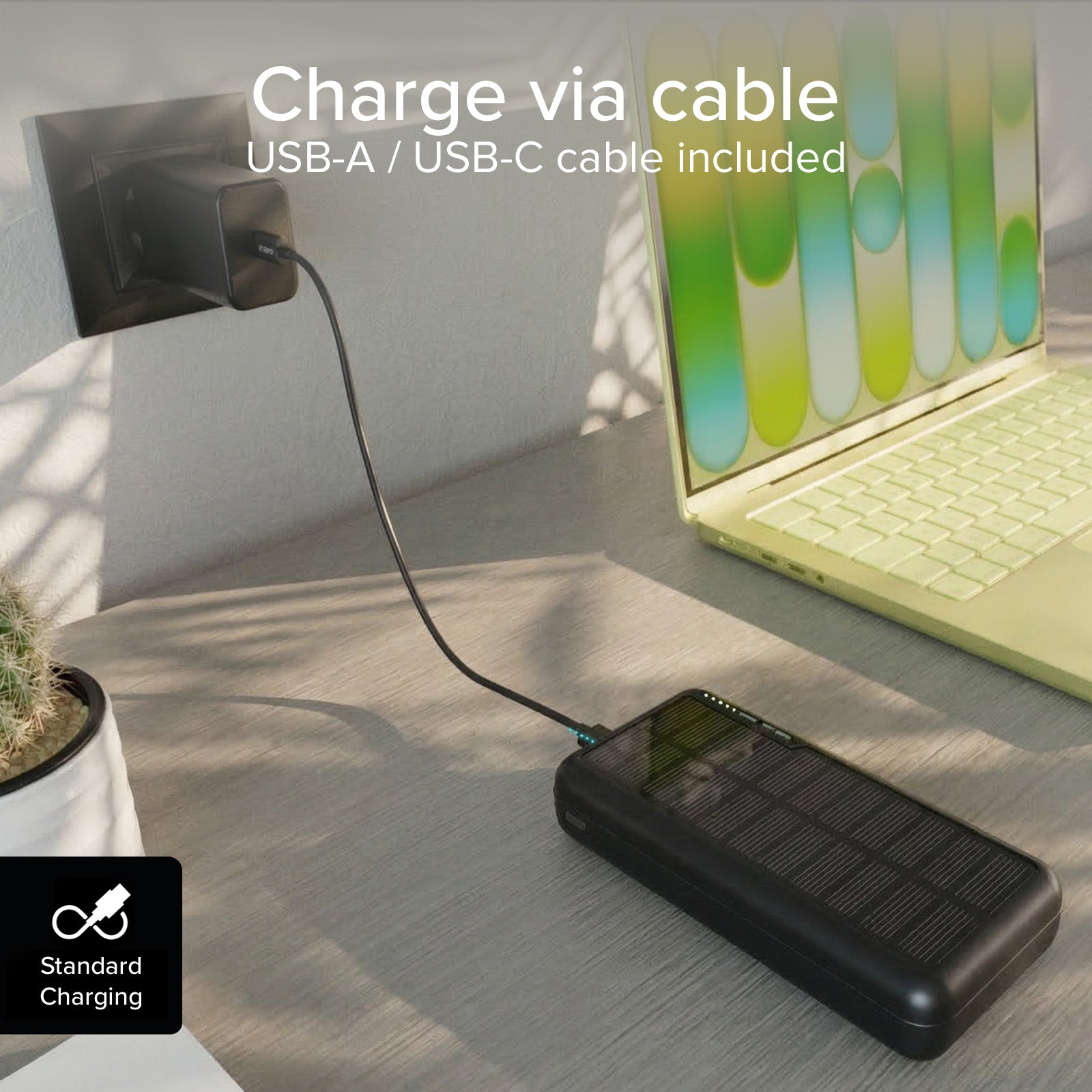 Solar Powerbank 10.000 mAh